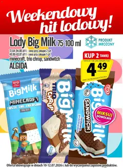 Pogląd oferty "Prim Market promocja - Lody Big Milk Algida" - ważna od 10.07.2026