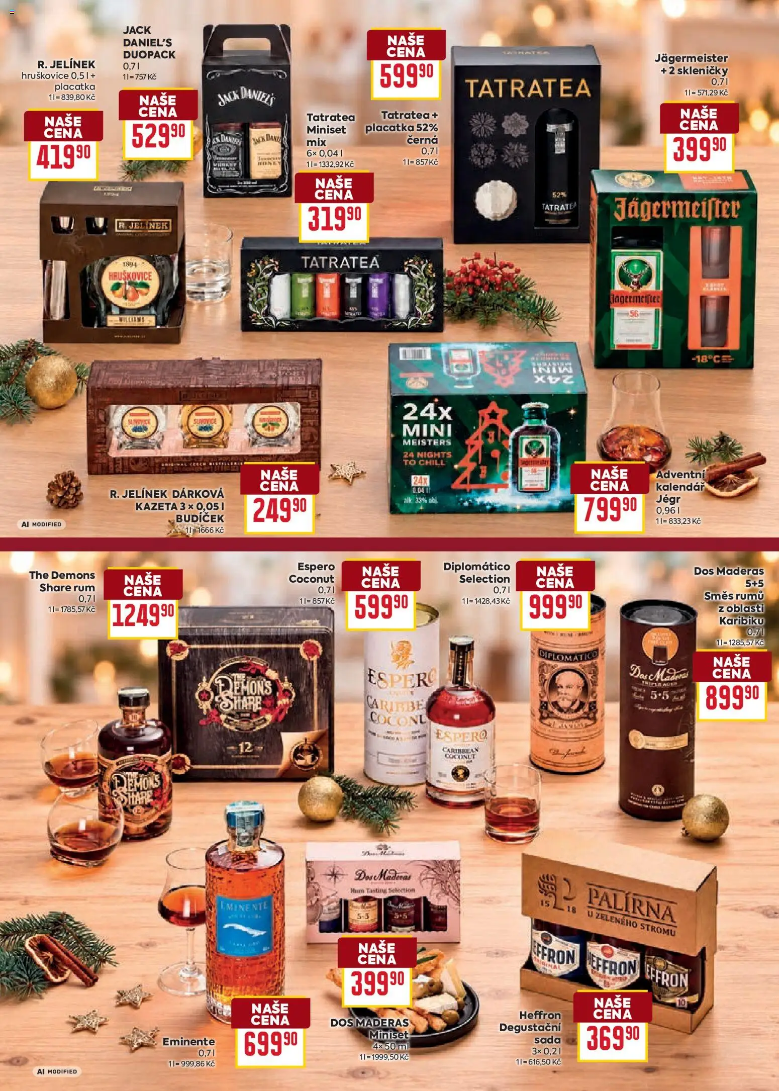 Billa leták - Vánoce od 21.10.2026 | Strana: 35 | Produkty: Hruškovice, Diplomatico, Jack Daniel’s, Skleničky