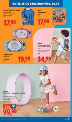 Ofertele Lidl valabile de la 22.06.2026 | Pagină: 37 | Produse: Babak, Trotinetă, Rucsac
