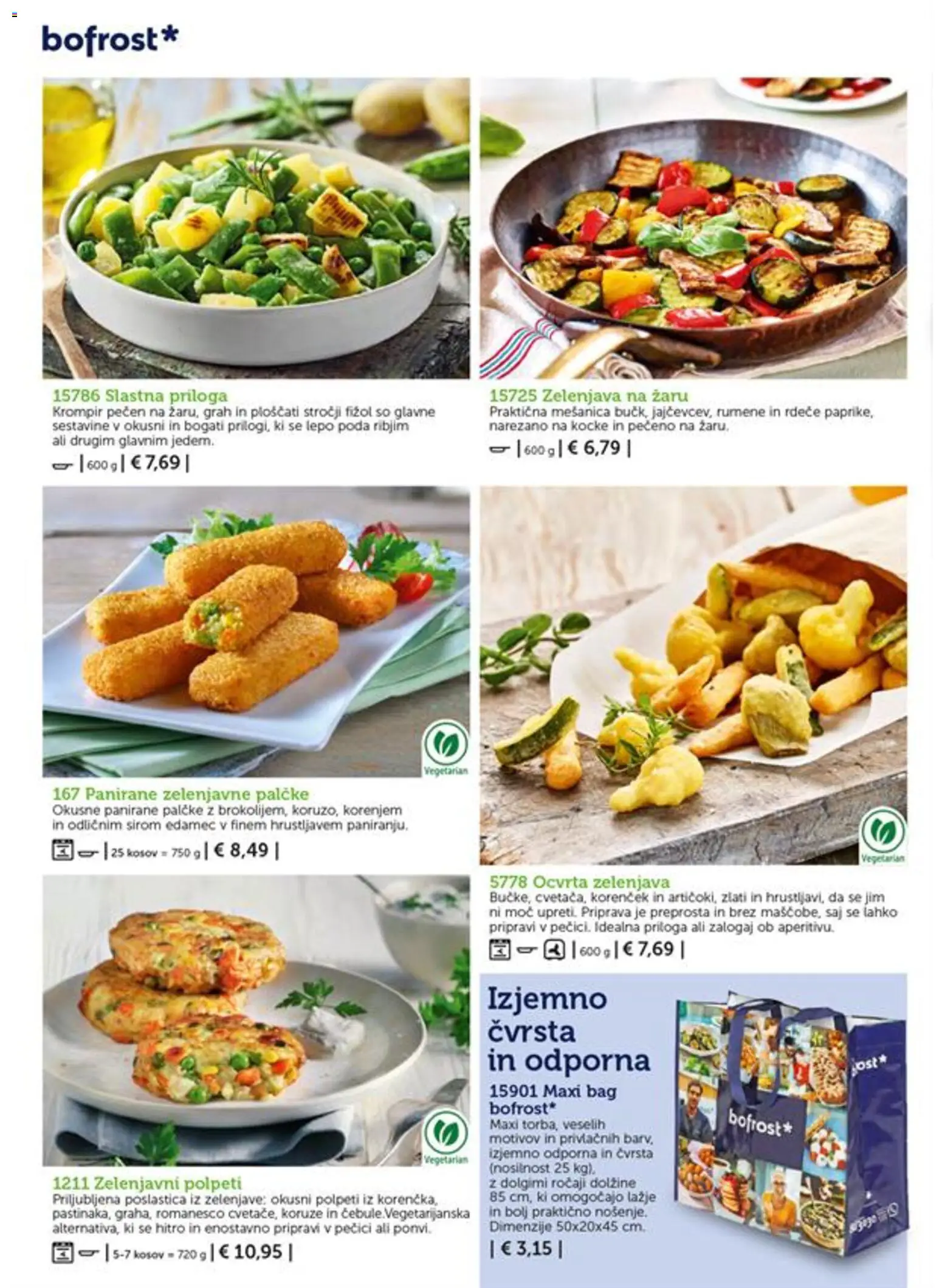 Novi Bofrost katalog ponudbe – veljaven od 01.07.2026 | Stran: 62 | Izdelki: Edamec, Korencek, Krompir, Grah