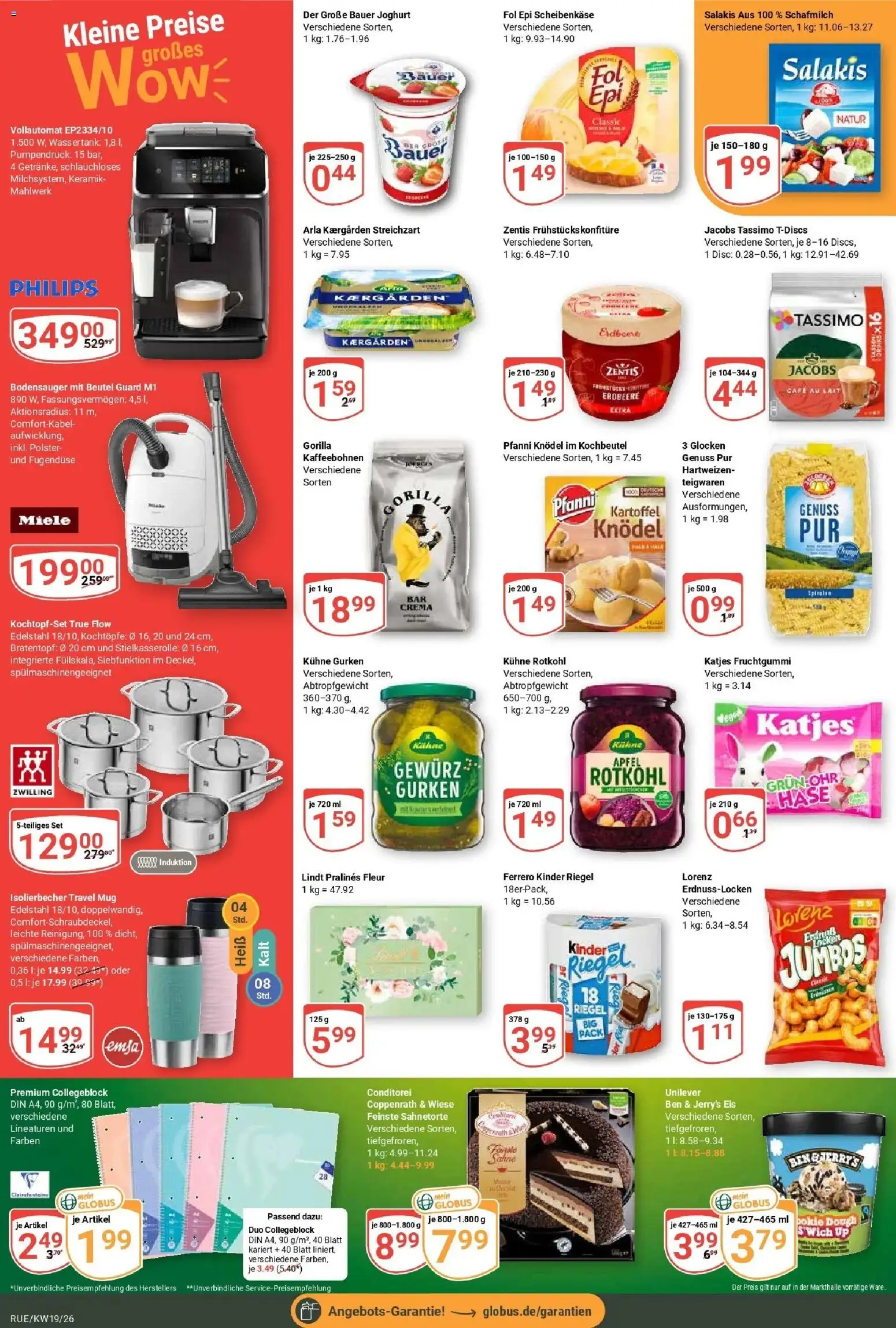 Globus Prospekt Rüsselsheim	 – gültig ab 04.05.2026 | Seite: 2 | Produkte: Ben & Jerry's, Tassimo, Gurken, Eis