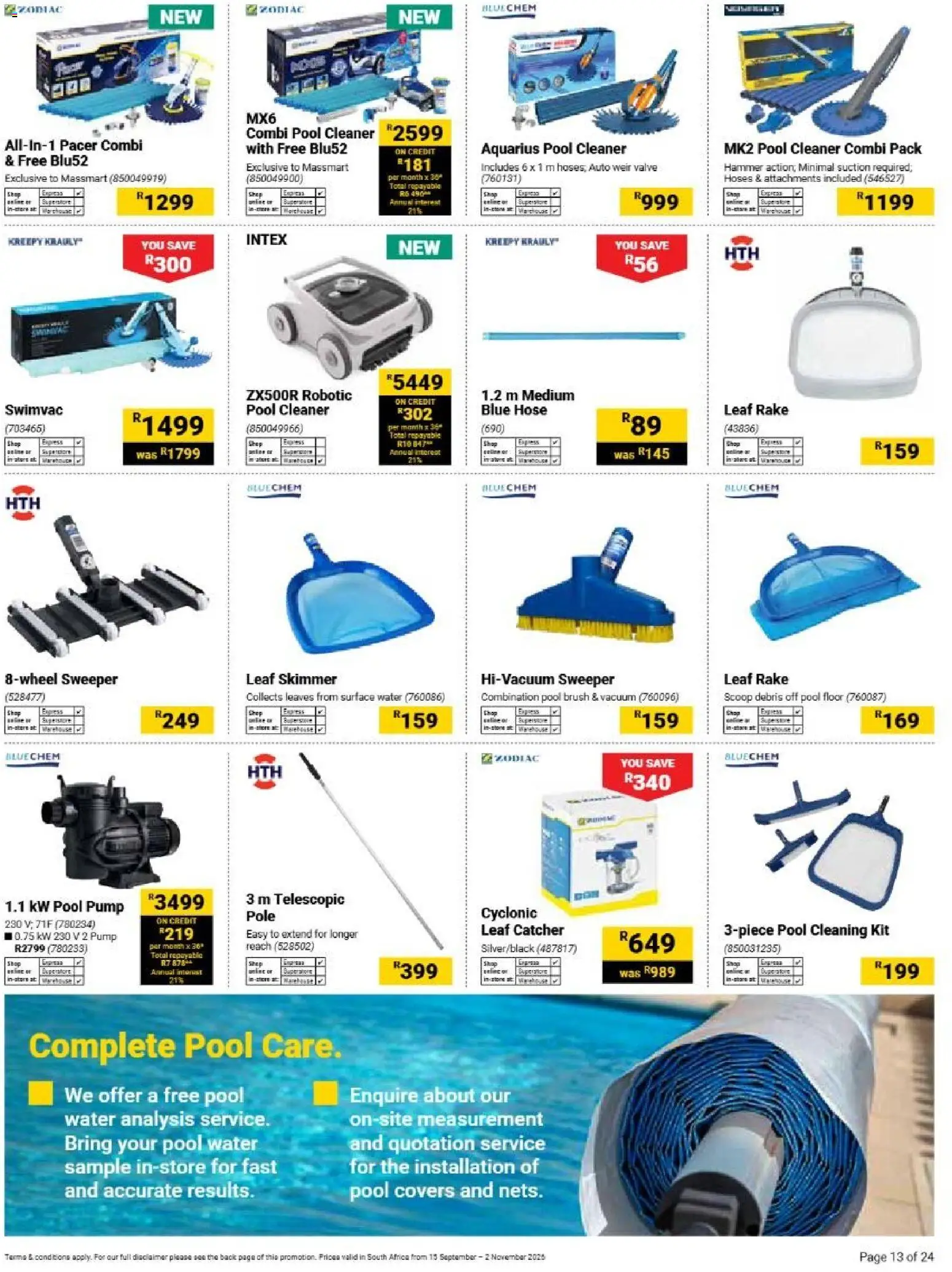 New Builders catalogue – valid from 15/09/2026 | Page: 13 | Products: Hammer, Brush, Valve, Water