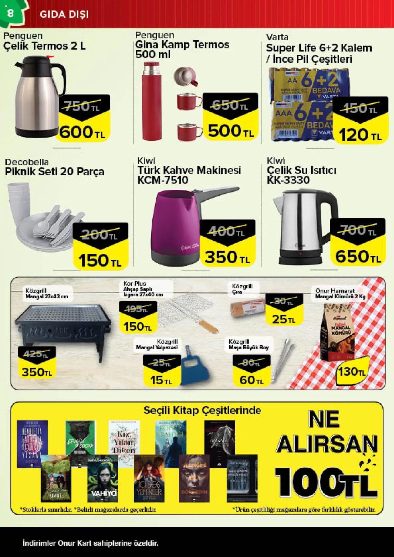 Onur Market Katalog - Trakya - 02.06.2026 tarihinden itibaren geçerlidir | Sayfa: 8