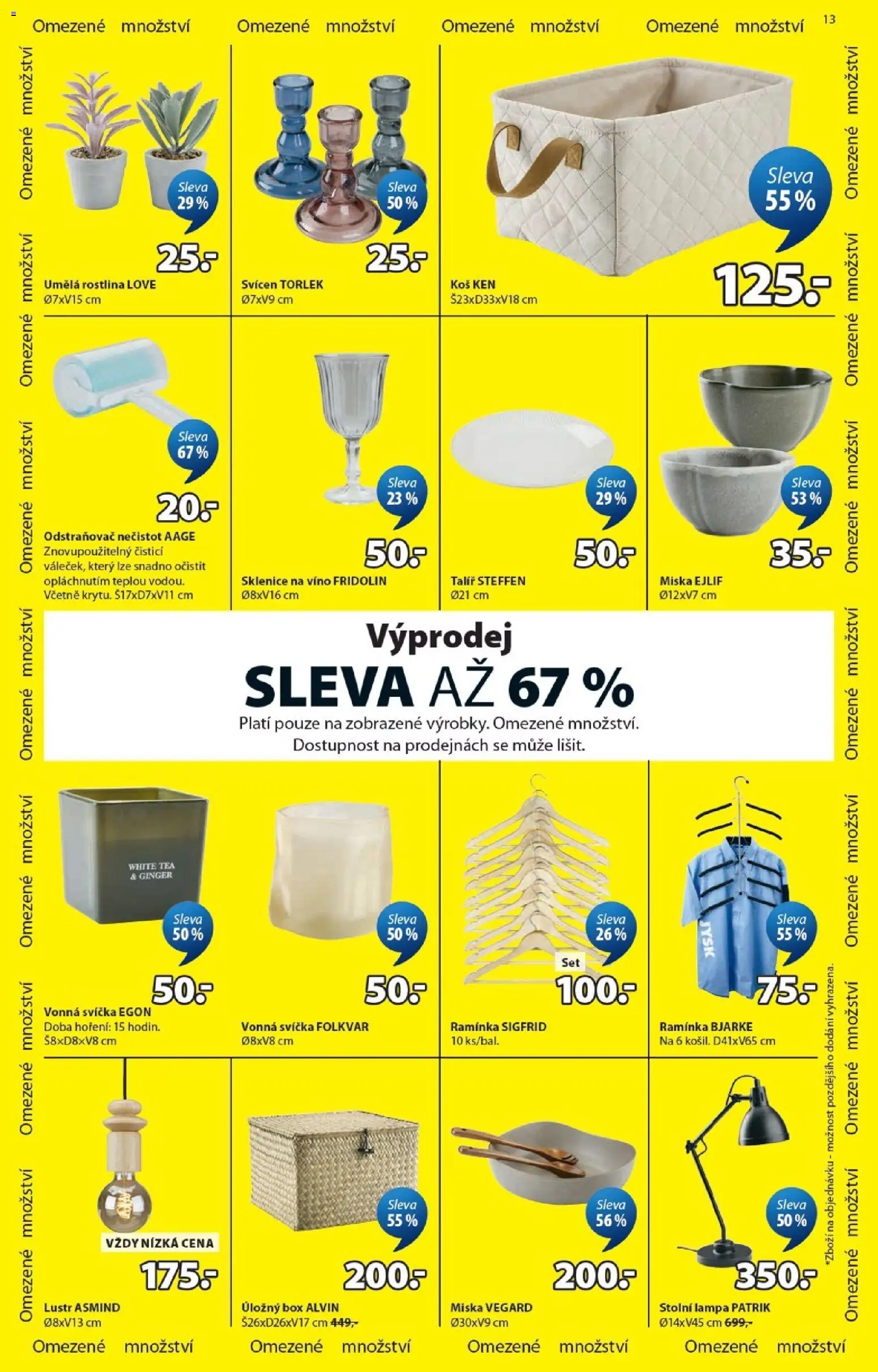 JYSK leták od 27.05.2026 | Strana: 13 | Produkty: Ramínka, Svíčka, Svícen, Sklenice na víno