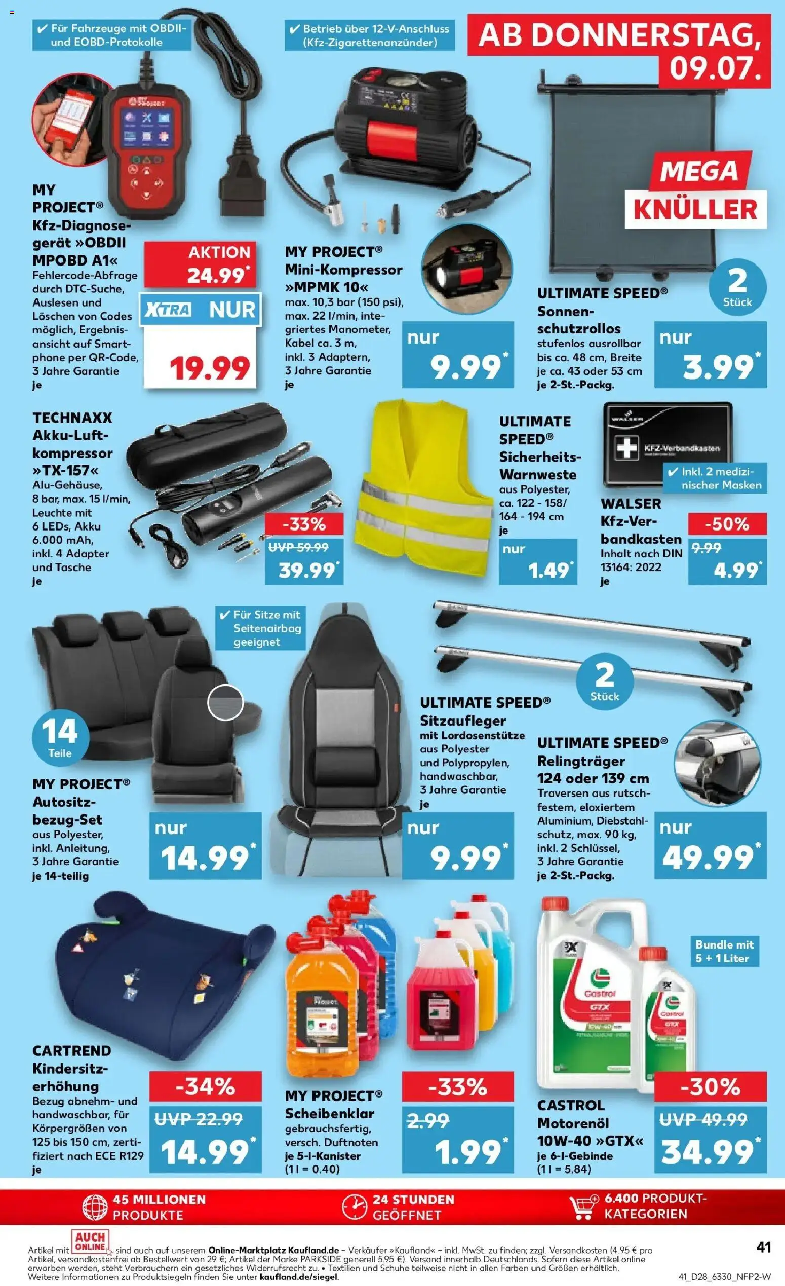 Kaufland Prospekt Rheda-Wiedenbrück – gültig ab 09.07.2026 | Seite: 41 | Produkte: Kabel, Tasche, Adapter