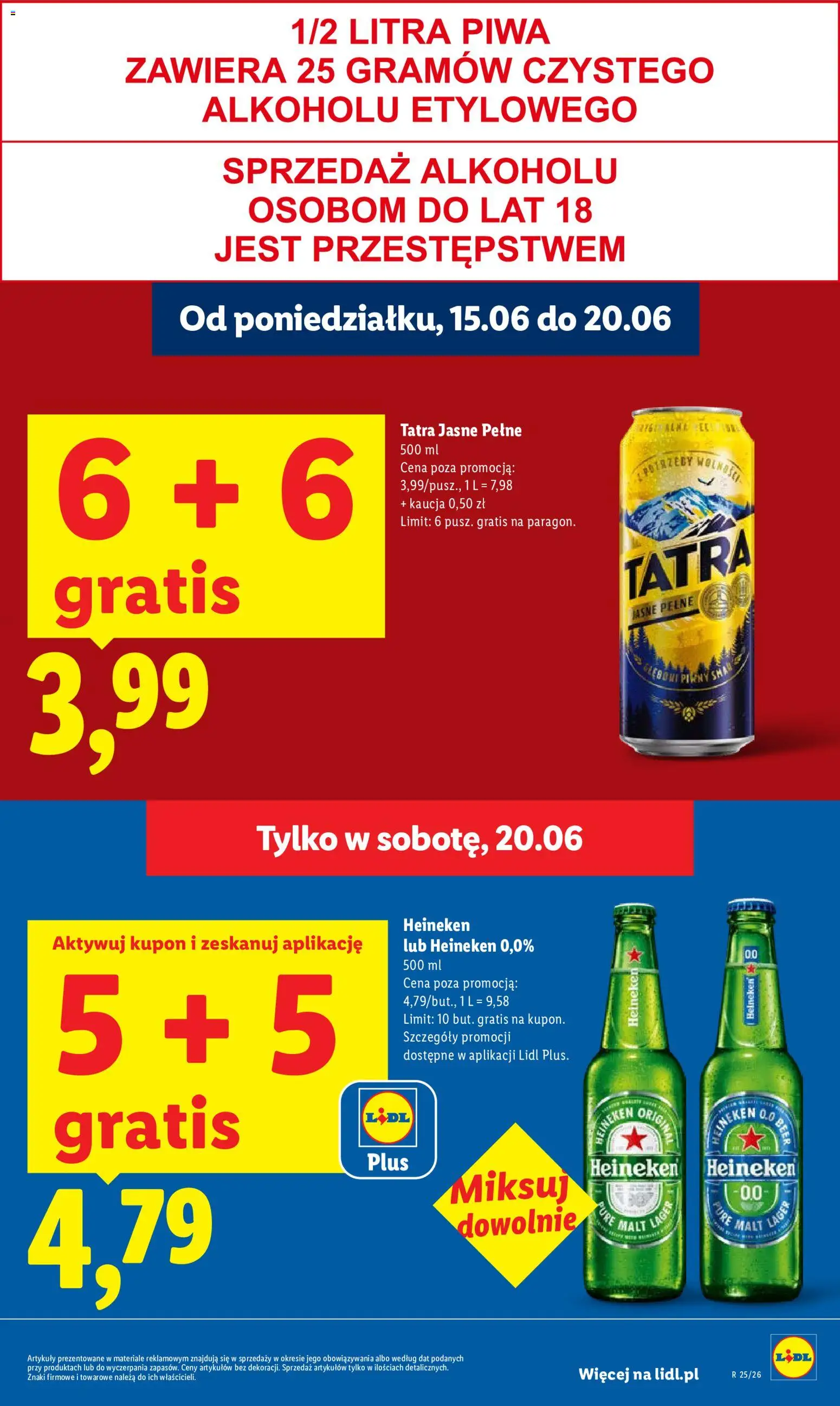 Lidl gazetka od 18.06.2026 | Strona: 17 | Produkty: Heineken