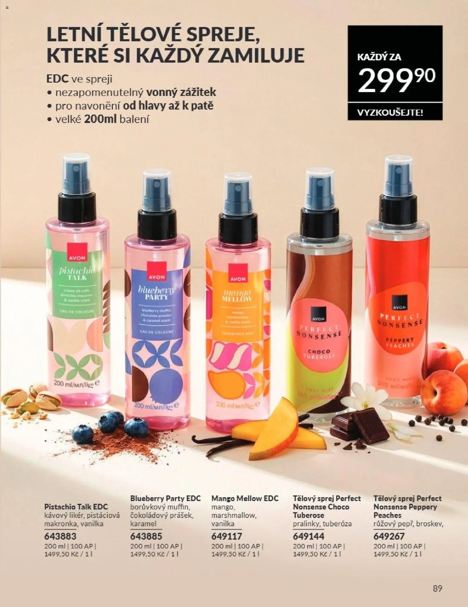 Avon Katalog 08/2026 od 01.08.2026 | Strana: 89 | Produkty: Mango, Vanilka