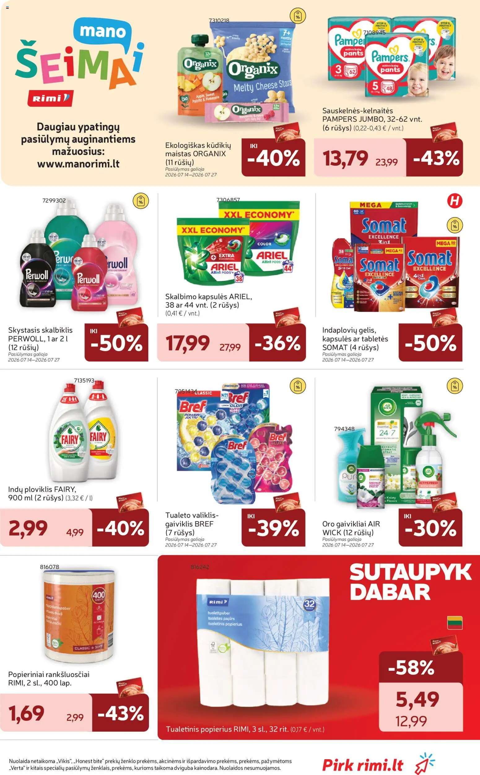 Rimi akcijos nuo 2026.07.14 | Puslapis: 31