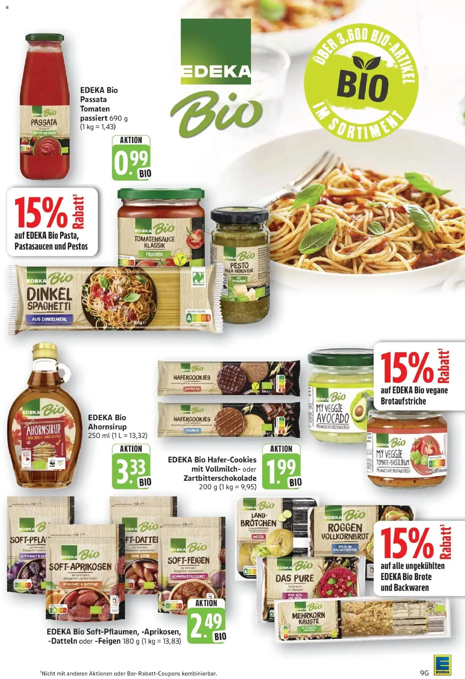Edeka Prospekt Göppingen – gültig ab 10.08.2026 | Seite: 9 | Produkte: Mehl, Spaghetti, Avocado, Feigen