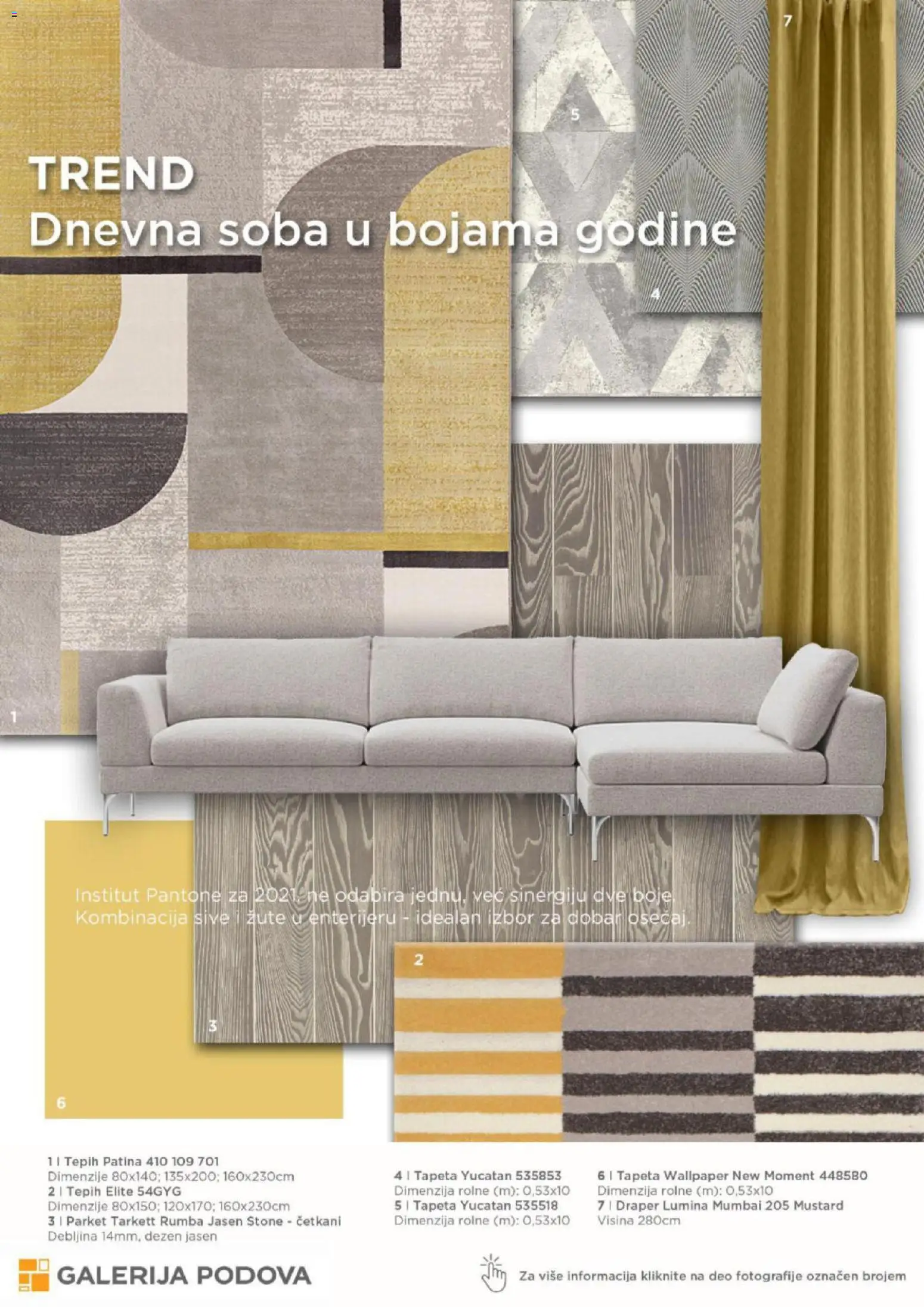 Galerija Podova katalog - važi od 01.12.2025 | Strana: 8 | Proizvode: Tepih