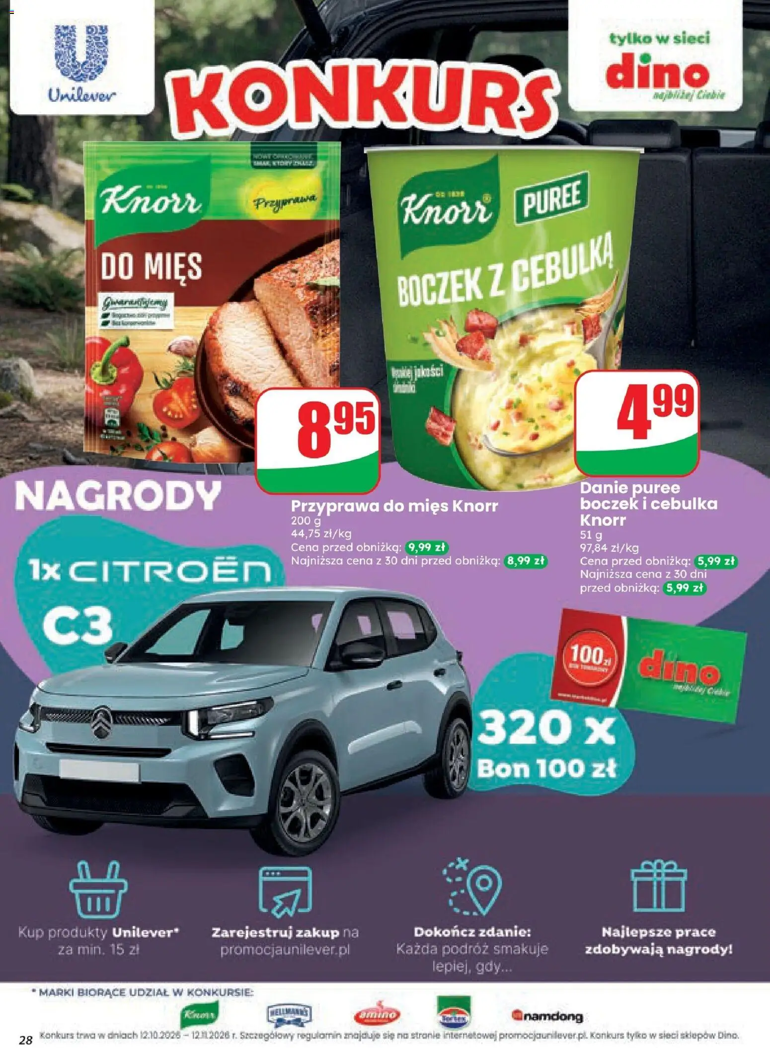 Dino gazetka od 21.10.2026 | Strona: 28 | Produkty: Boczek