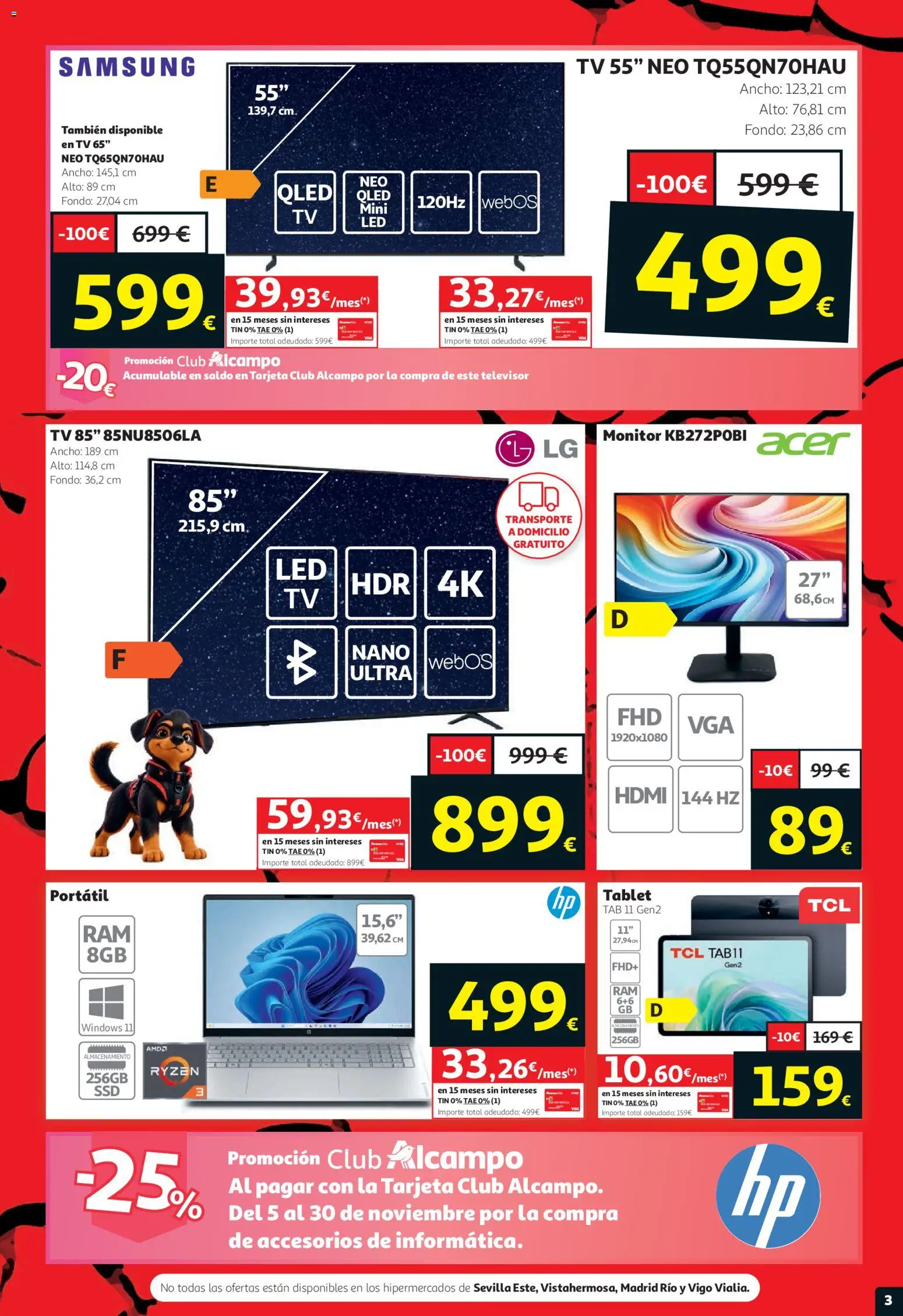 Alcampo - HG Unico Black Friday │ válido desde el 05/11/2026 | Página: 3