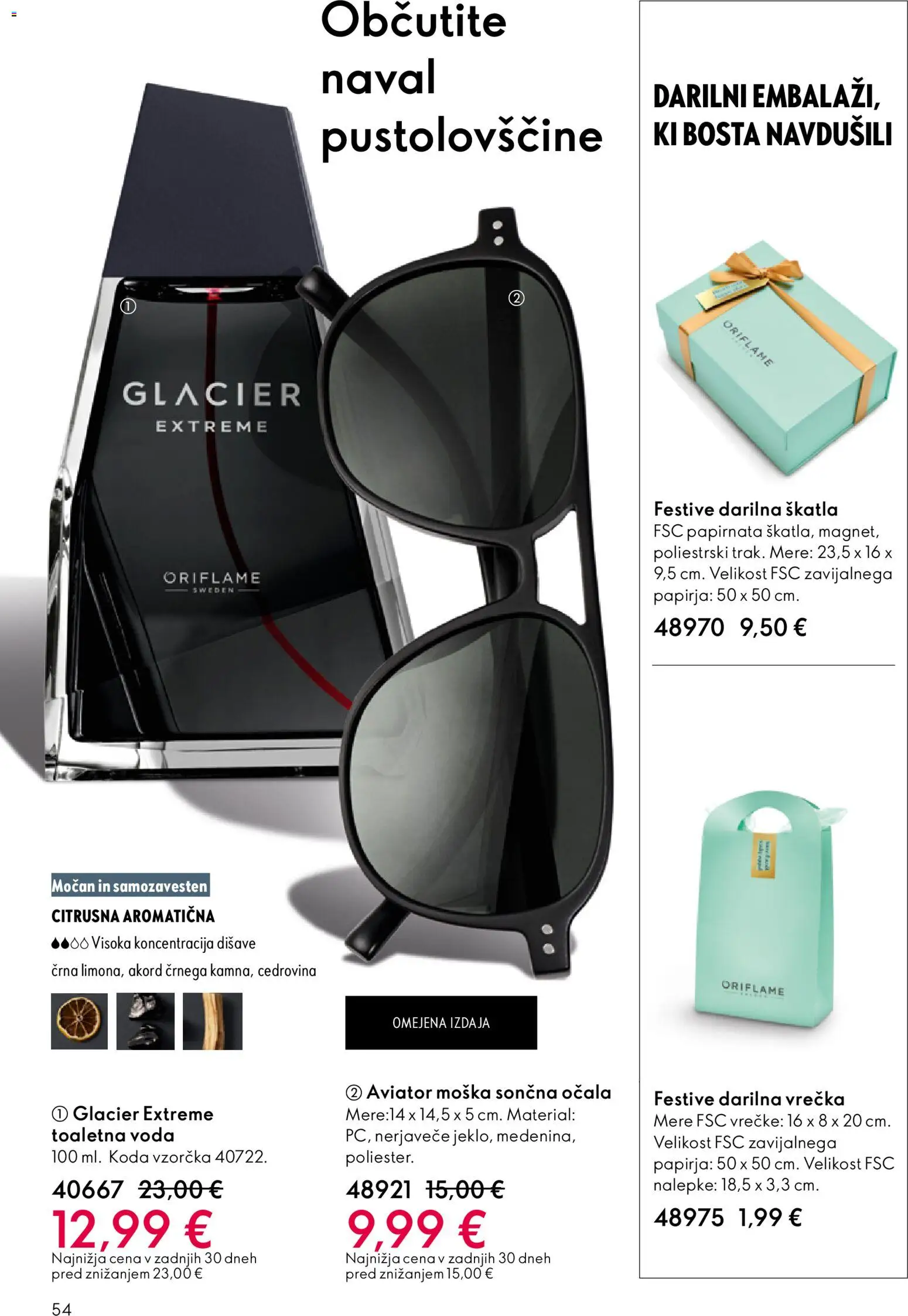 Novi Oriflame katalog ponudbe – veljaven od 03.06.2026 | Stran: 54 | Izdelki: Skatla, Voda, Ocala, Toaletna voda