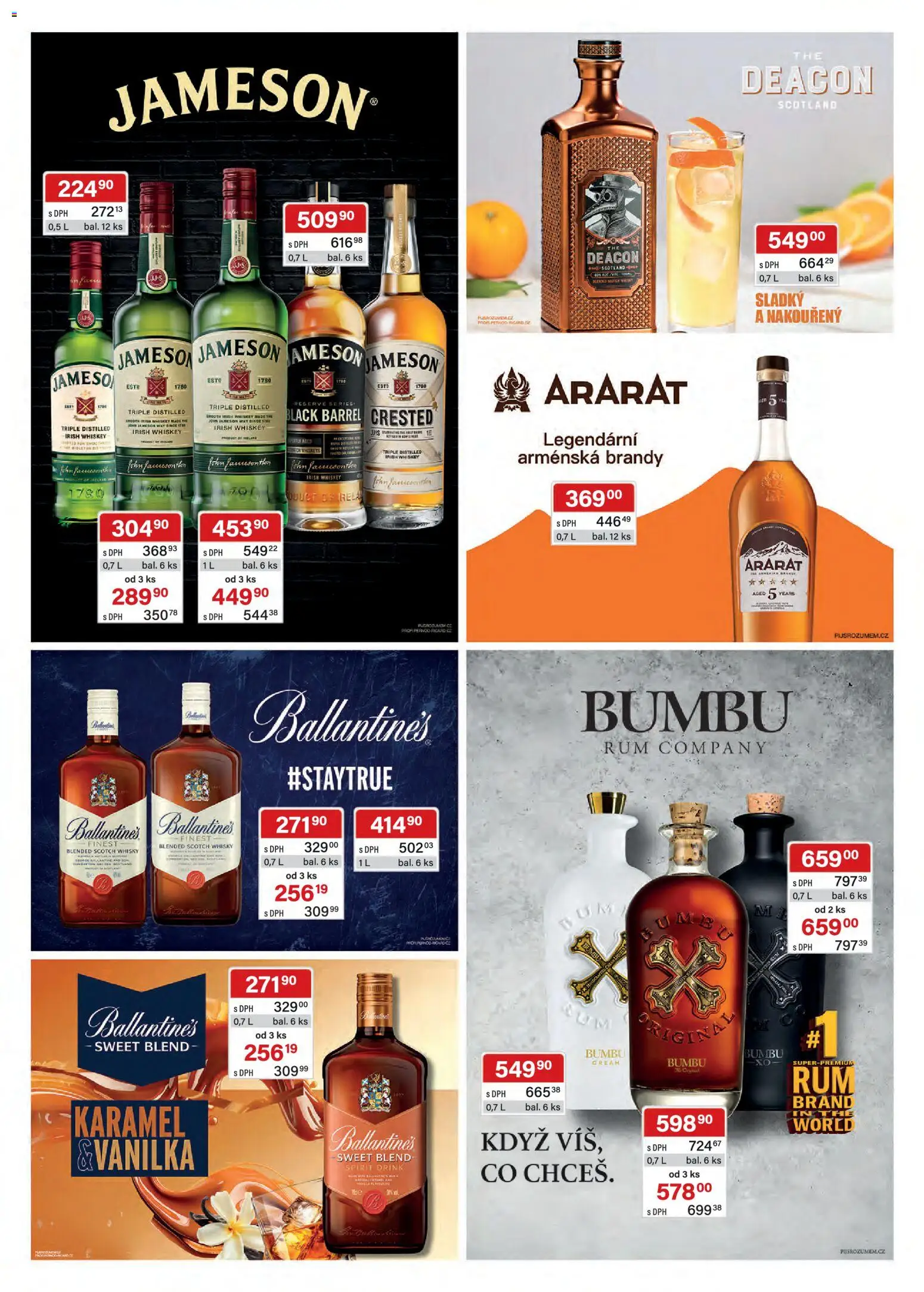 Astur & Qanto leták - Velkoobchod 09/2026 od 01.09.2026 | Strana: 31 | Produkty: Rum, Jameson, Brandy, Bumbu Rum
