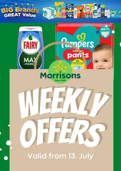 Preview of Weekly offers Morrisons valid from 13/07/2026