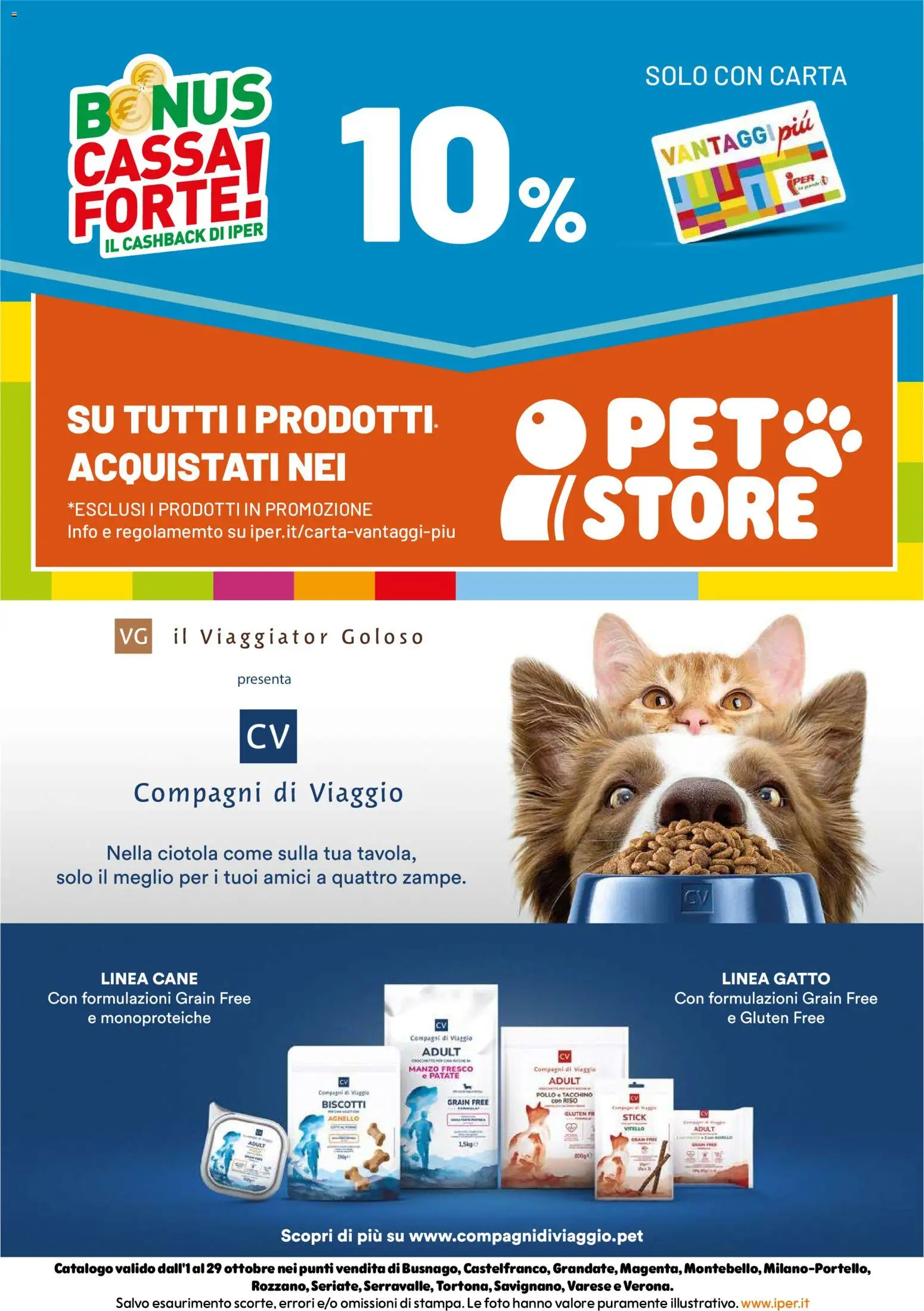 Volantino Iper del 01/10/2026 | Pagina: 8 | Prodotti: Pollo, Riso, Biscotti, Ciotola