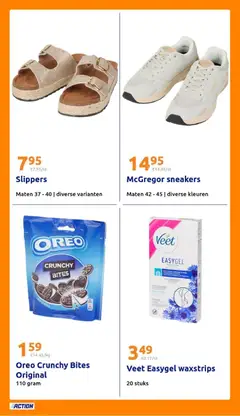 Action folder week 27 - Voorbeeld van een folder van Action, geldig van 01/07/2026 | Pagina: 24 | Producten: Sneakers, Slippers, Oreo