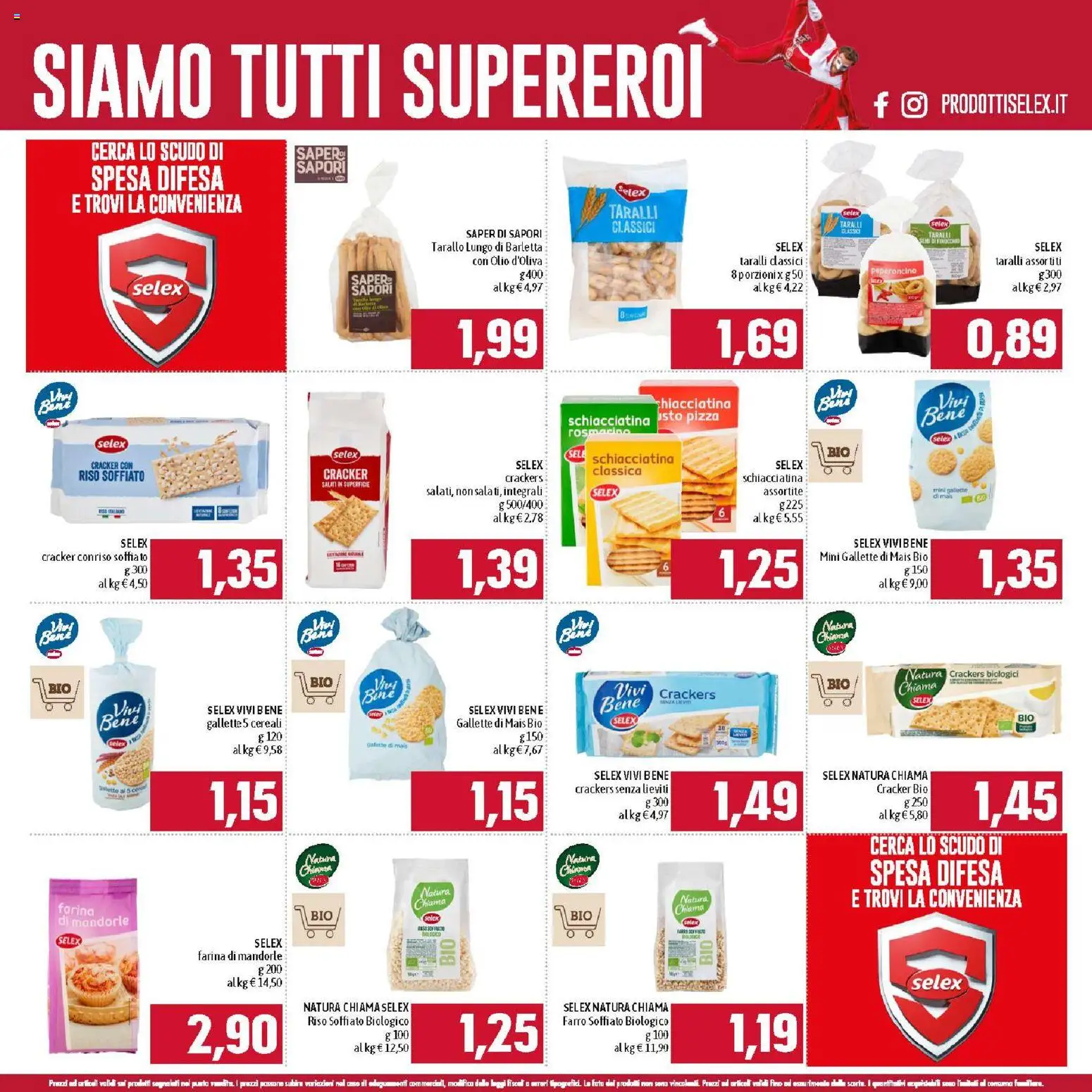 Volantino Famila del 01.02.2026 | Pagina: 9 | Prodotti: Cereali, Farina, Mandorle, Farro