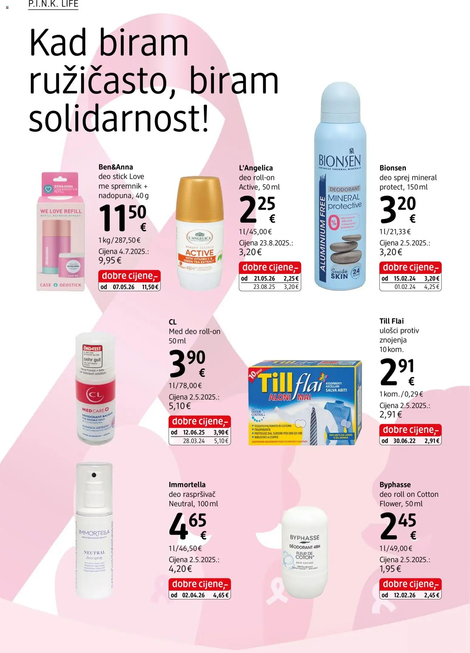 DM katalog | vrijedi od 01.10.2026 | Stranica: 20 | Proizvodi: Med, Roll on, Čaše, L'Angelica