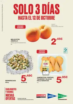 Vista previa Supercor Península y Baleares válido desde el 09/10/2026