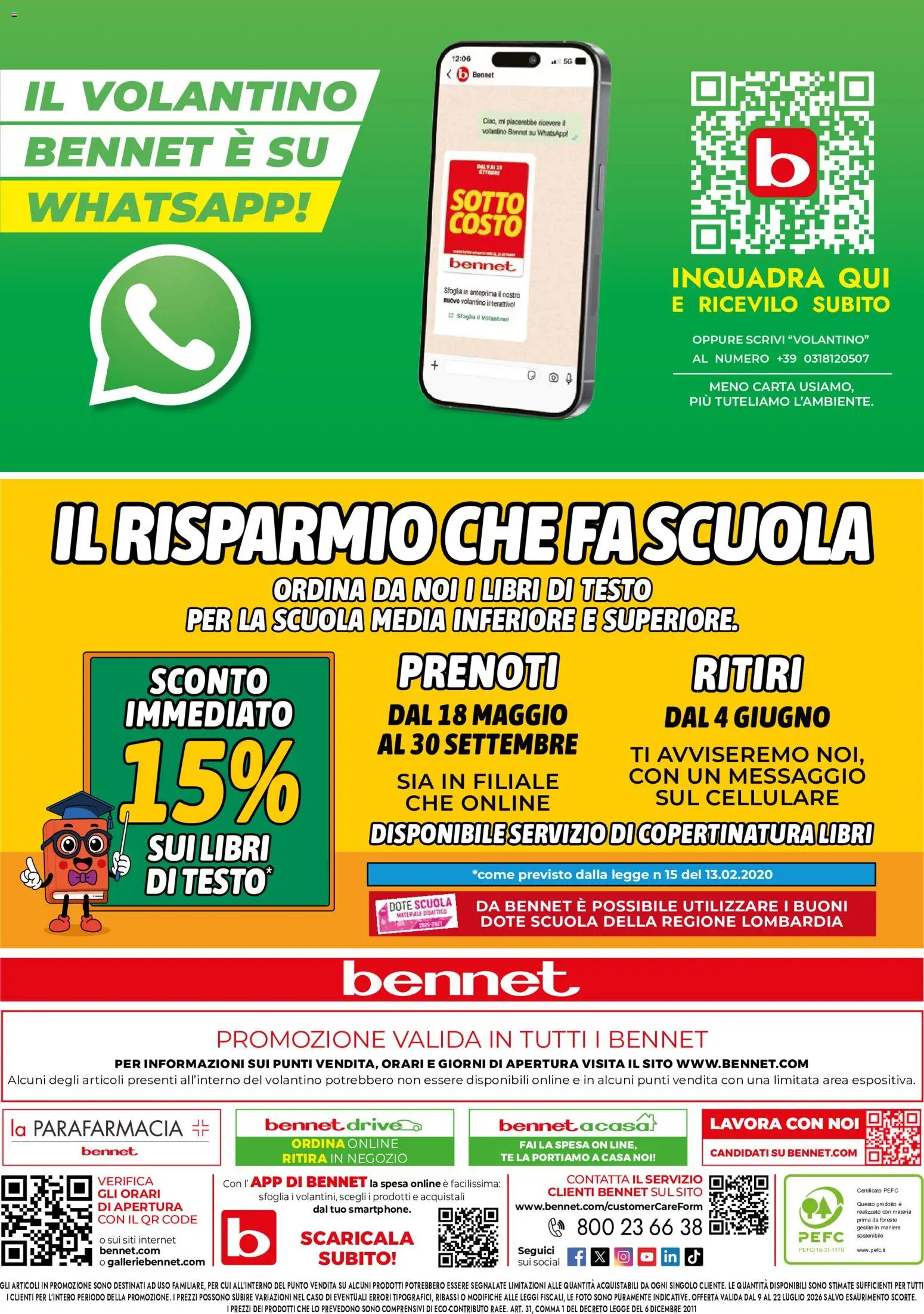 Volantino bennet del 09/07/2026 | Pagina: 24 | Prodotti: Cellulare, Tè