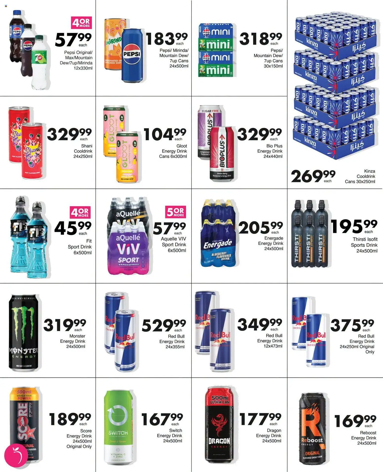 New Save catalogue – valid from 17/08/2026 | Page: 22 | Products: Switch, Energy drink, Sugar, Sports drink