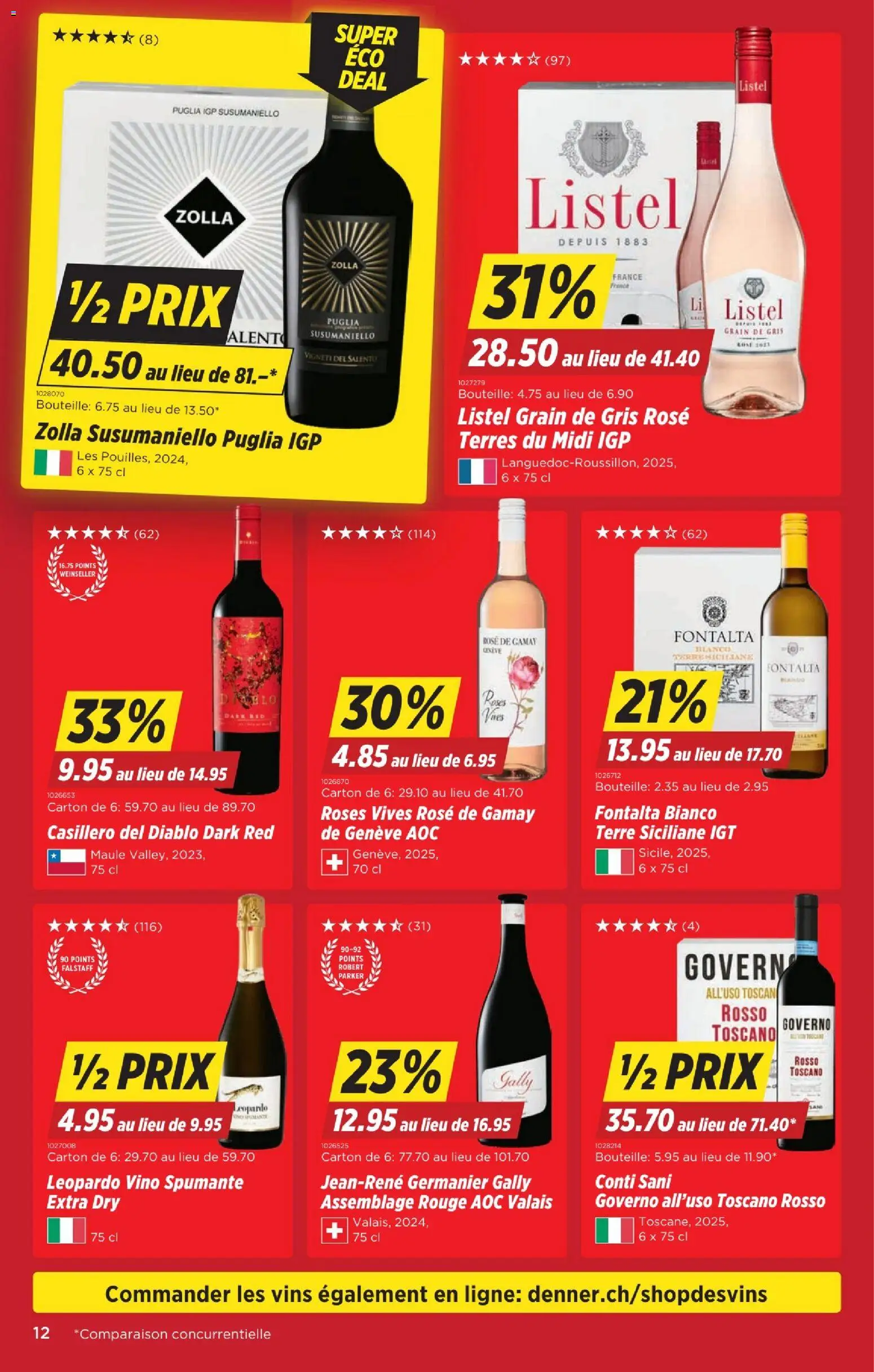 Denner aktionen FR – gültig ab 13.08.2026 | Seite: 12 | Produkte: Rouge