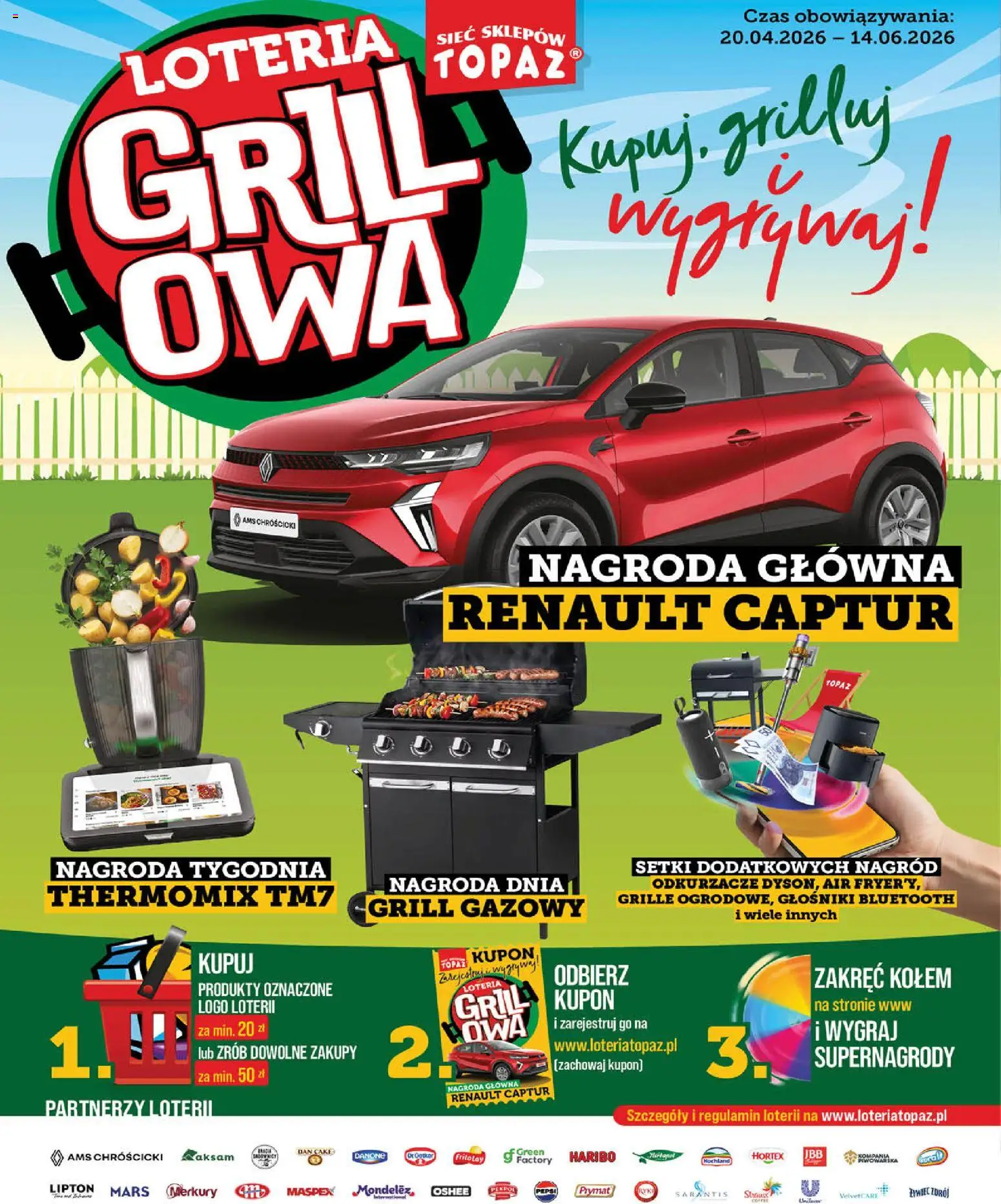 Topaz gazetka - Otwarcie Stoczek Łukowski od 30.05.2026 | Strona: 12 | Produkty: Grill, Pepsi, Grill gazowy