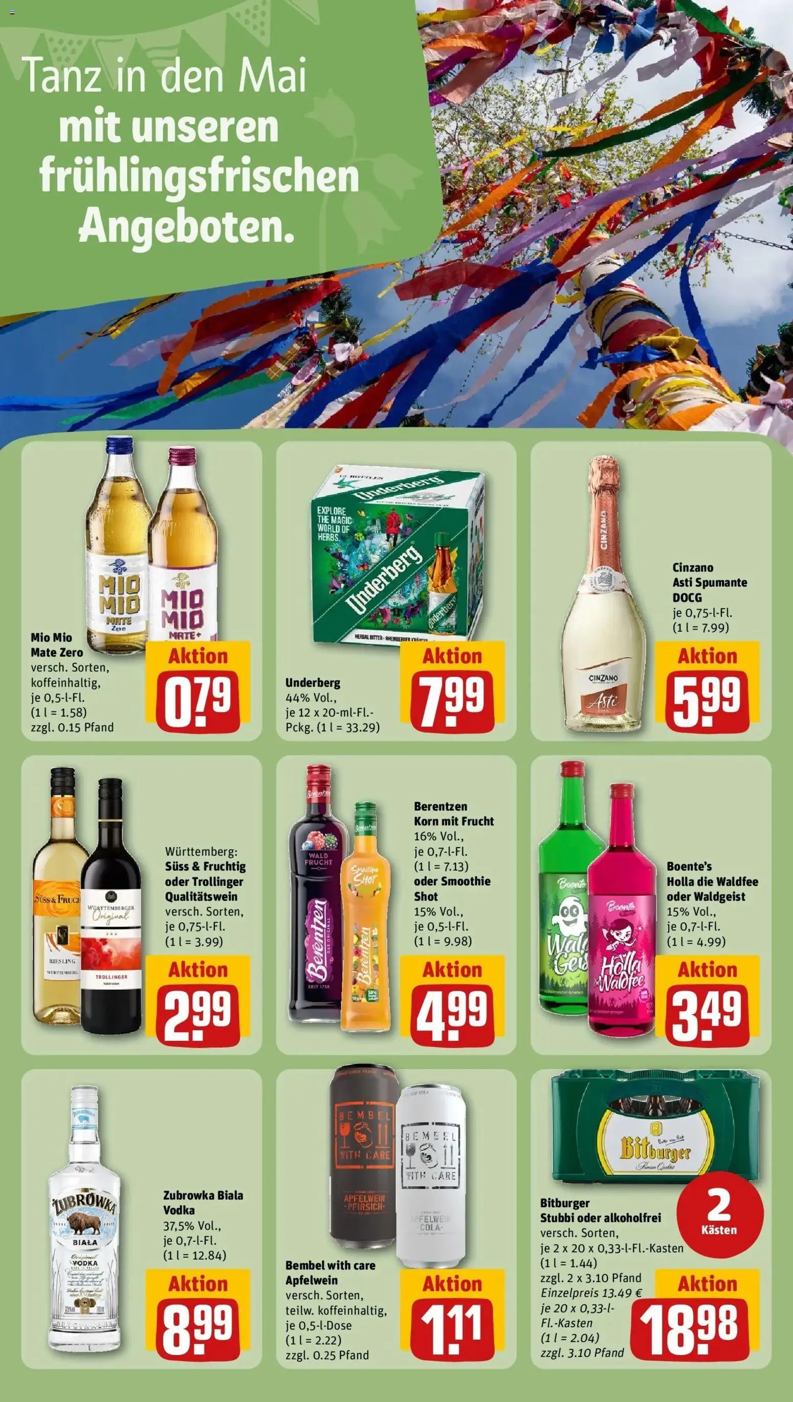 Rewe Prospekt Neuss / Allerheiligen	 – gültig ab 27.04.2026 | Seite: 17 | Produkte: Cola, Pfirsich, Vodka, Berentzen