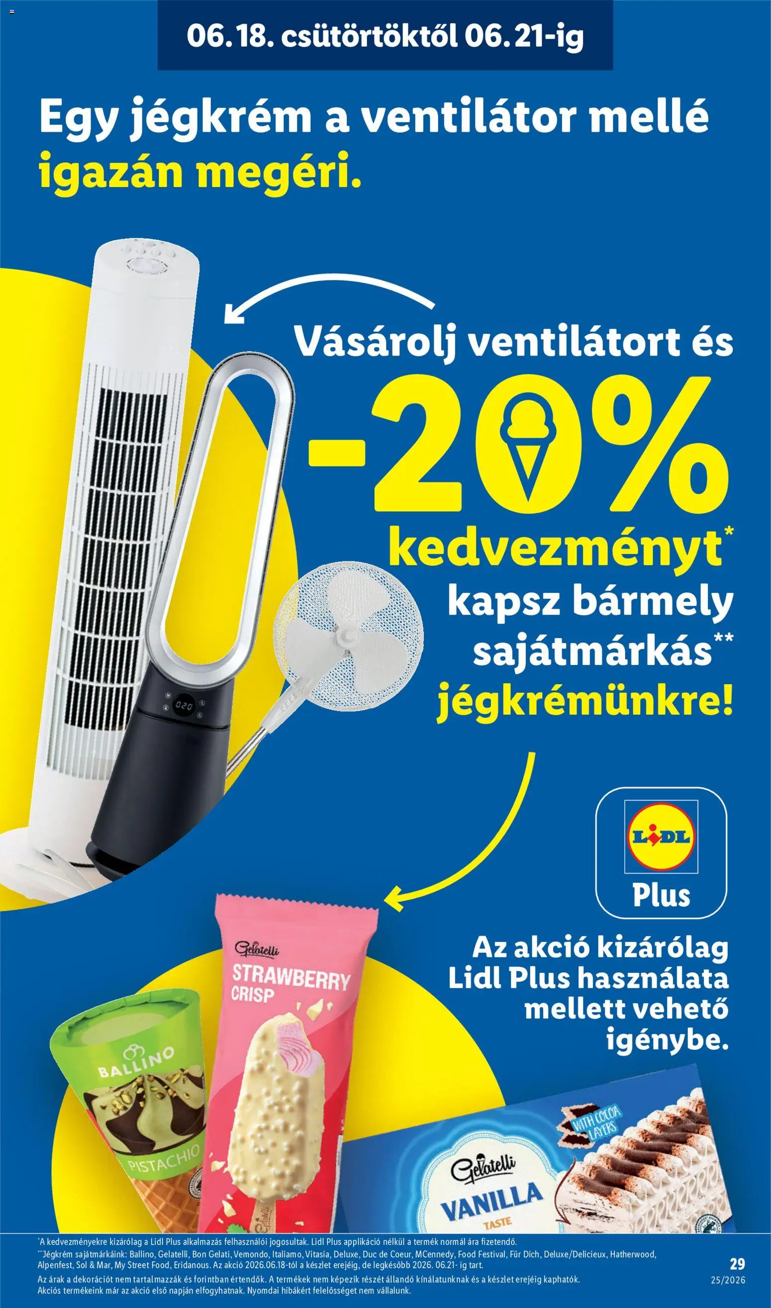 Lidl akciós ujság - amely érvényes a következő dátumtól: 18.06.2026 | Oldal: 29