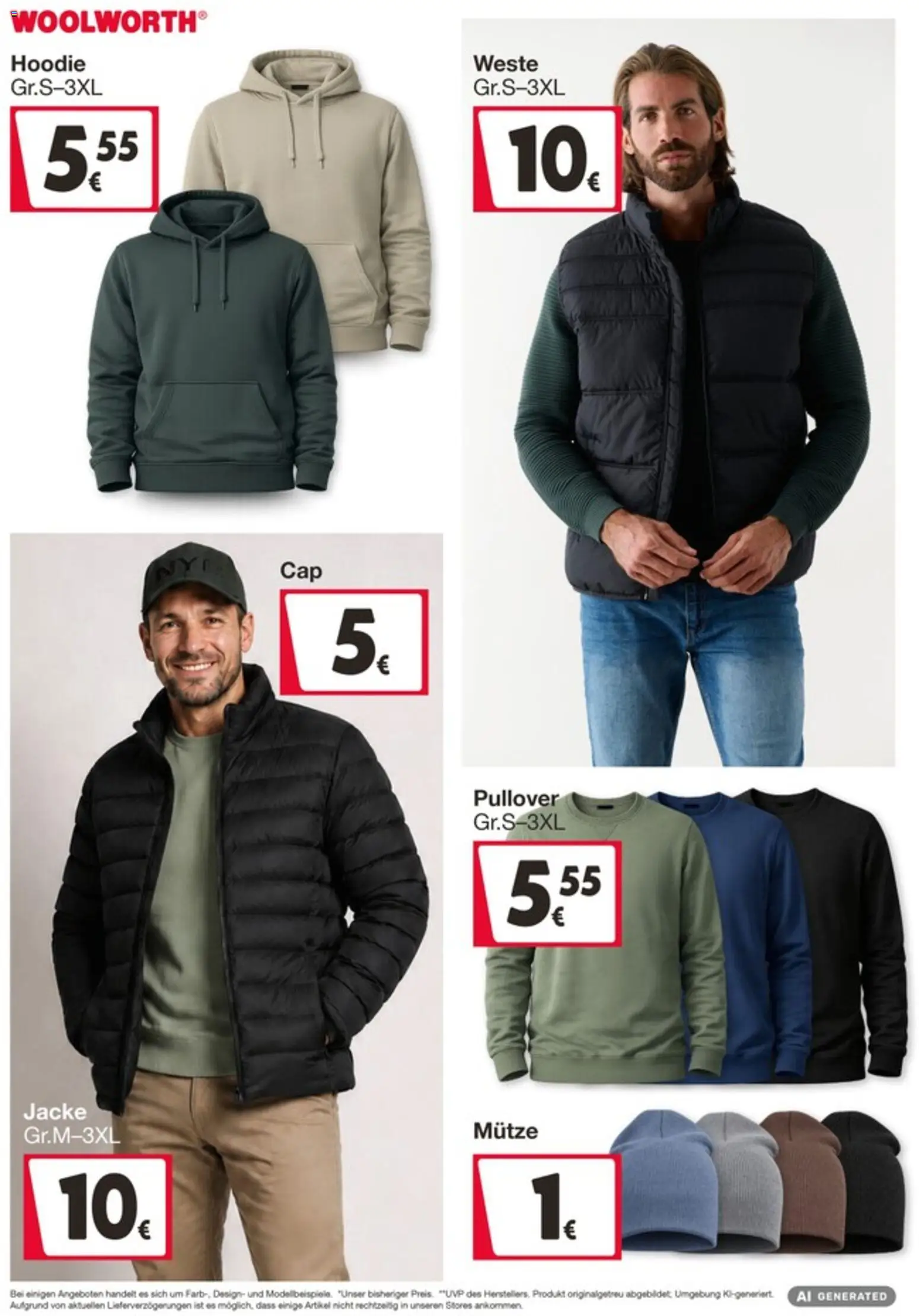 Woolworth Prospekt – gültig ab 04.09.2026 | Seite: 9 | Produkte: Hoodie, Pullover, Weste, Jacke