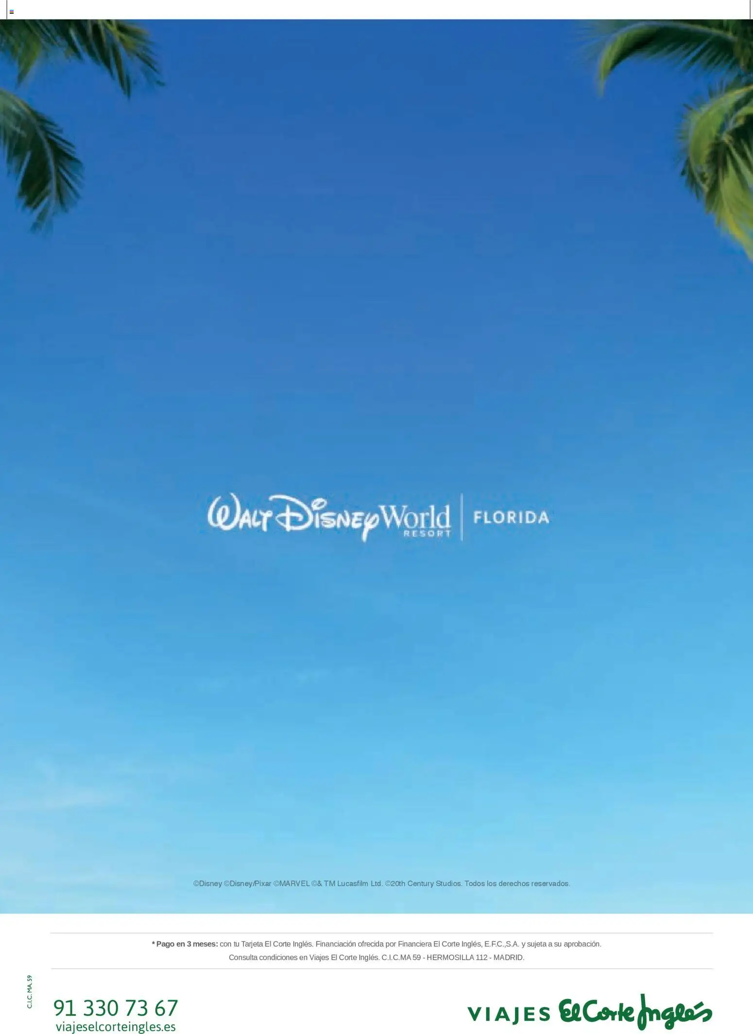 Viajes El Corte Inglés Folleto Walt Disney World │ válido desde el 03/12/2025 | Página: 56