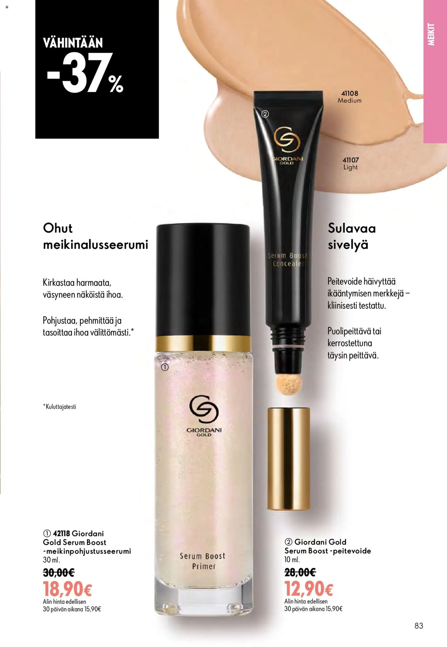 Oriflame tarjoukset – voimassa 26/08/2026 alkaen | Sivu: 83 | Tuotteet: Peitevoide