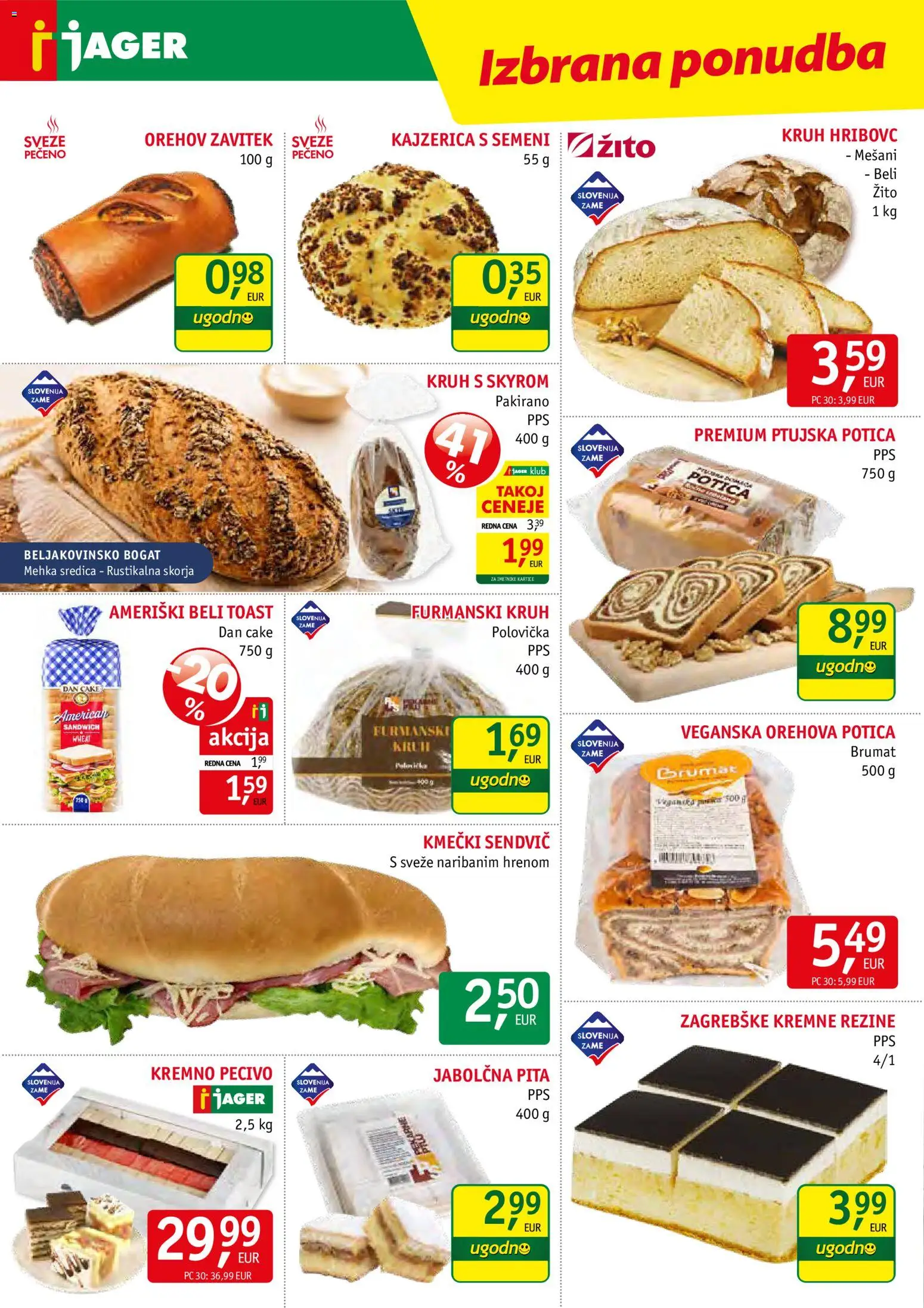 Novi Jager katalog ponudbe – veljaven od 28.10.2026 | Stran: 6