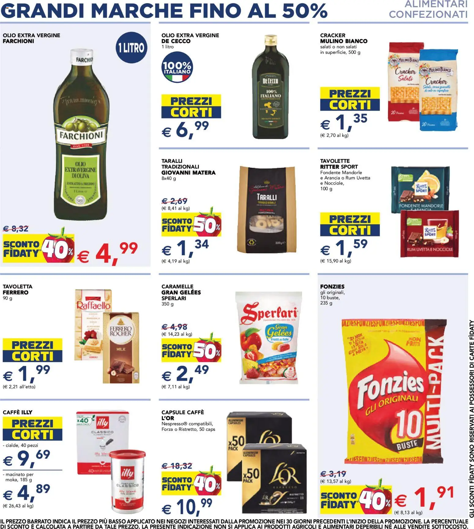 Volantino Esselunga S del 24/09/2026 | Pagina: 6 | Prodotti: Caffè, Olio extra vergine, Taralli, Macinato