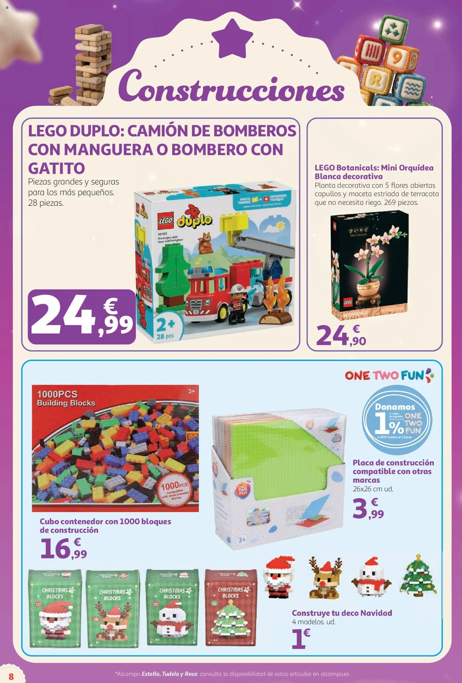 Alcampo Catálogo Juguetes Superstore │ válido desde el 03/11/2026 | Página: 8 | Productos: Orquídea, LEGO DUPLO, LEGO, Maceta