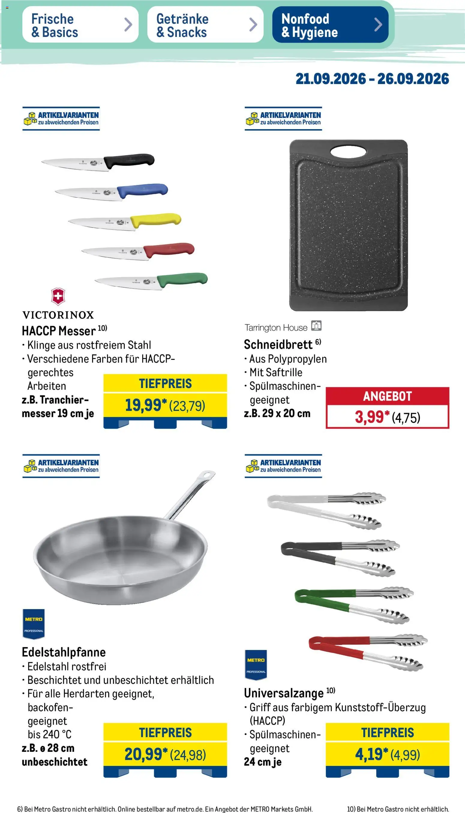 Metro Prospekt – gültig ab 21.09.2026 | Seite: 41 | Produkte: Backofen