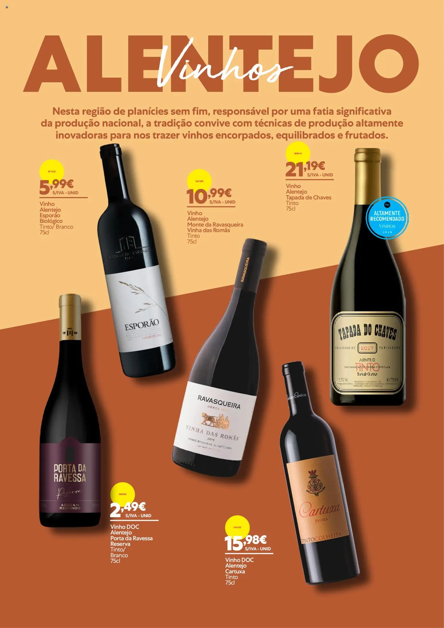 Recheio - Novo Catálogo de Vinhos │ válido de 03/09/2026 | Página: 26 | Produtos: Porta, Vinho, Vinho tinto