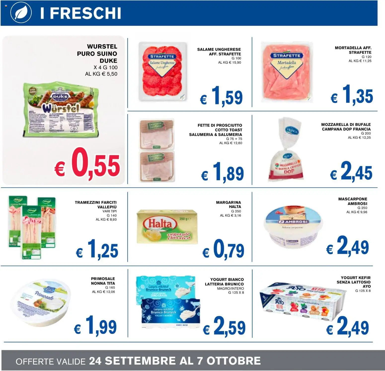 Volantino Coal del 24/09/2026 | Pagina: 6 | Prodotti: Yogurt, Salame, Suino, Yogurt bianco