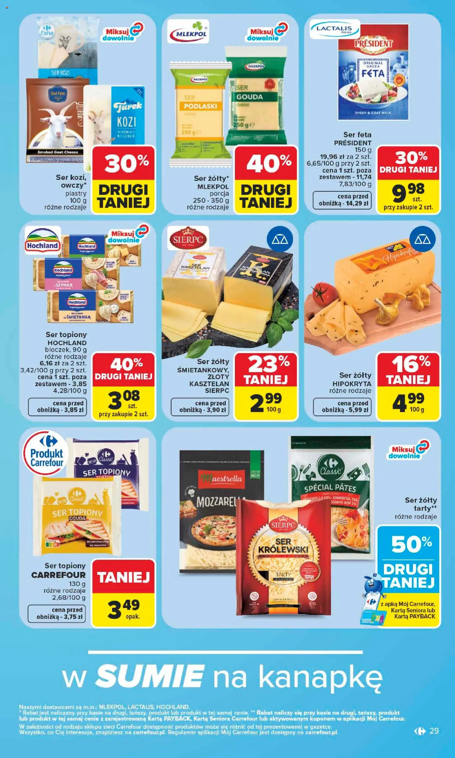 Carrefour gazetka od 15.06.2026 | Strona: 31 | Produkty: Ser żółty, Karta, Ser, Ser feta
