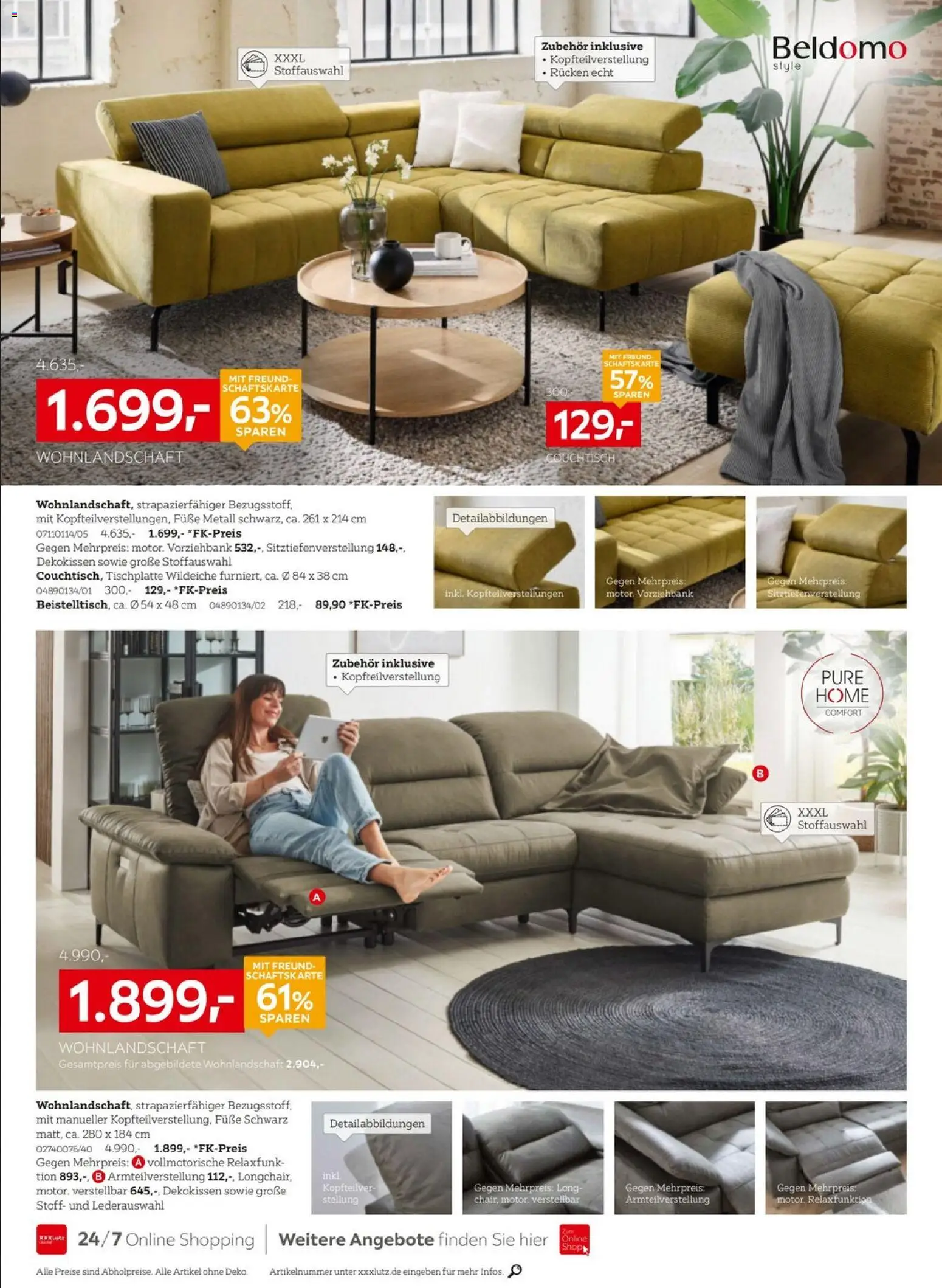 XXXLutz Jubiläum – gültig ab 11.07.2026 | Seite: 4 | Produkte: Wohnlandschaft