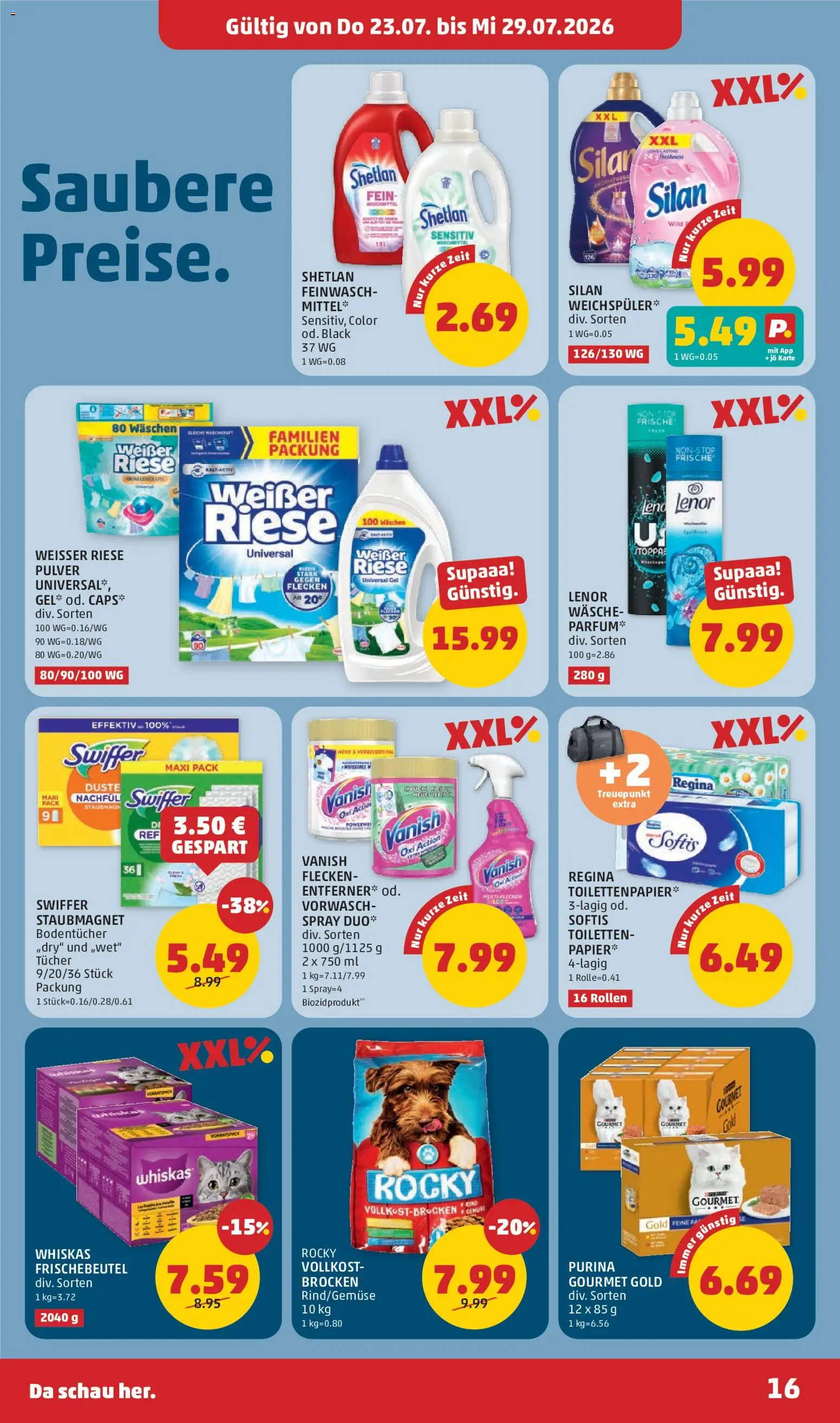 Penny Markt Flugblatt gültig ab 23.07.2026 | Seite: 16