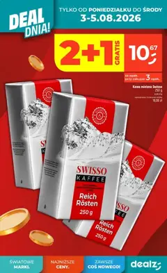 Pogląd oferty "Dealz gazetka" - ważna od 30.07.2026 | Strona: 4 | Produkty: Kawa