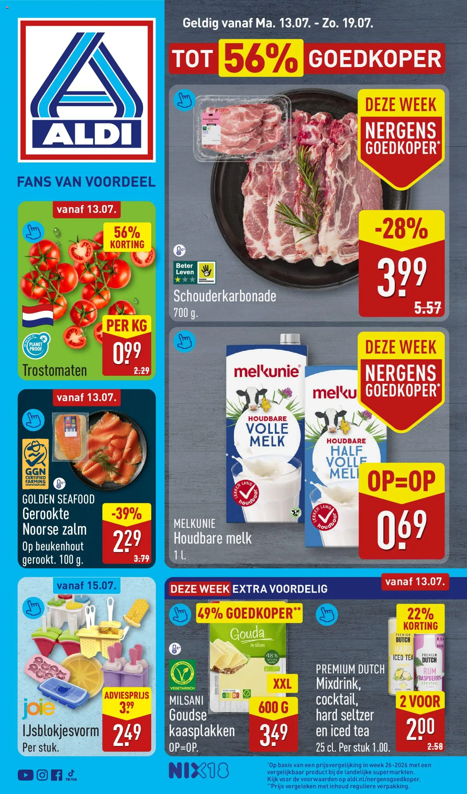 Aldi folder vanaf 13 catalogue cover