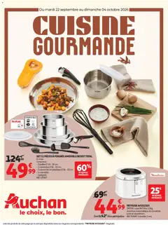 Auchan Cuisine gourmande hypers - Voorbeeld van een folder van Auchan, geldig van 22/09/2026