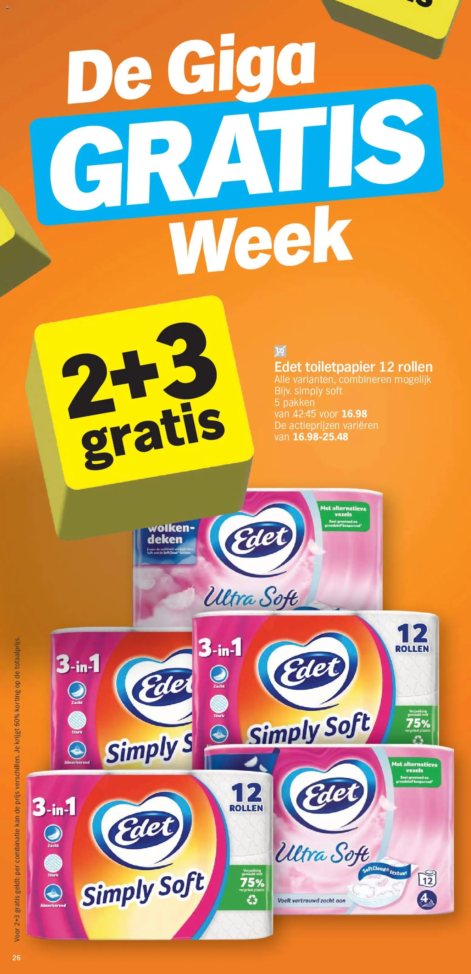 {H1} | Pagina: 26 | Producten: Deken, Toiletpapier, Kan