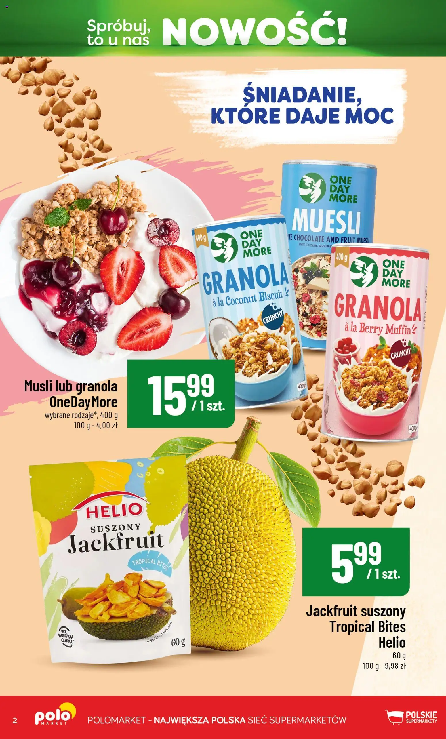 POLOmarket gazetka - Nowości od 18.06.2026 | Strona: 2 | Produkty: Curry, Granola, Musli