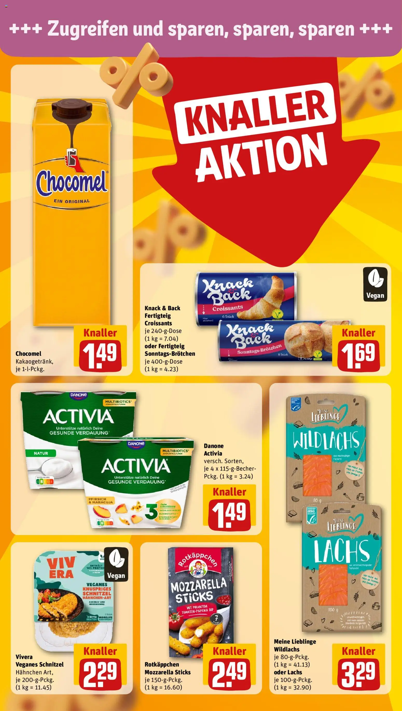 Rewe Prospekt 	 – gültig ab 02.03.2026 | Seite: 12 | Produkte: Activia, Hahnchen, Chocomel, Rotkäppchen