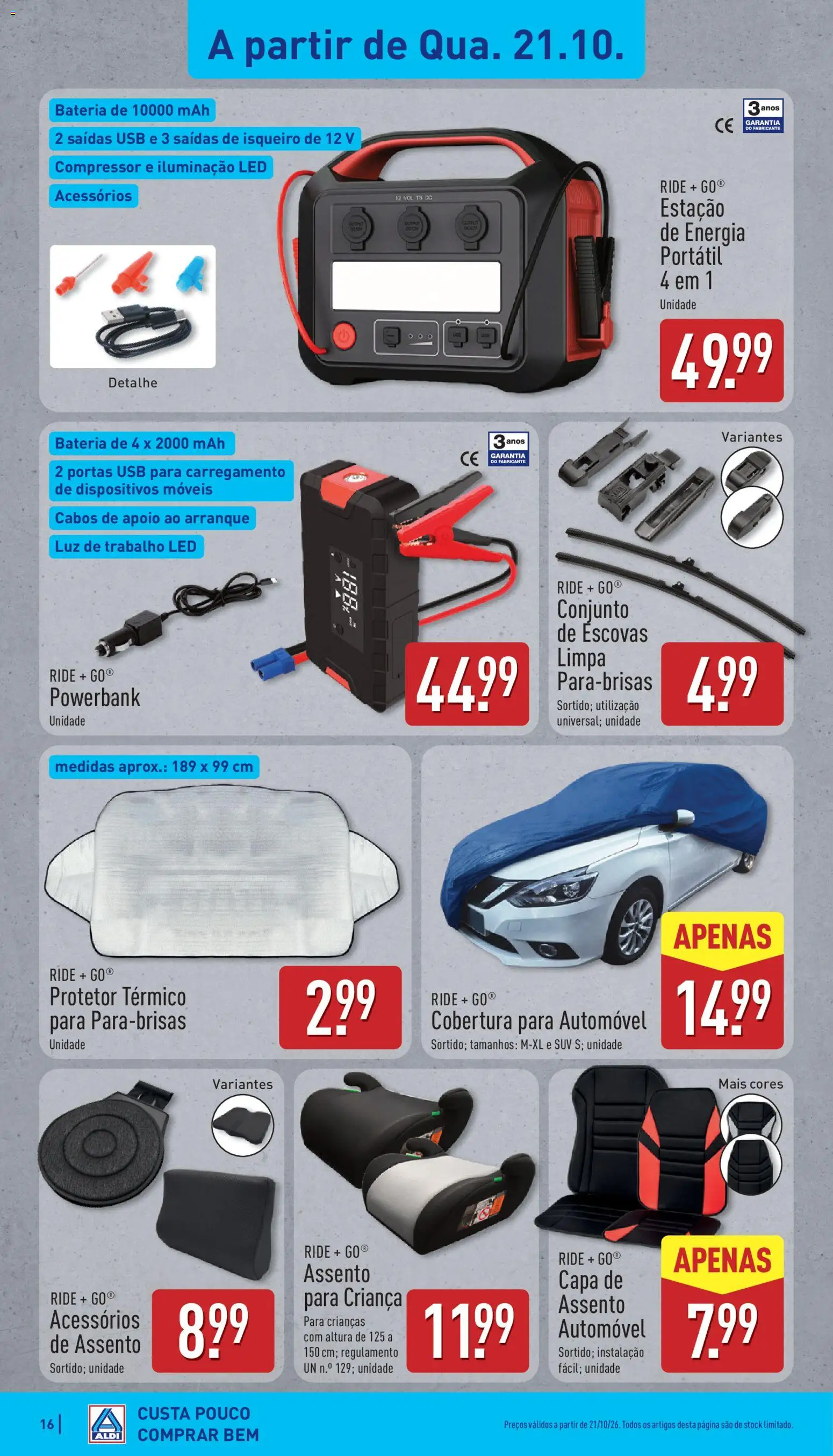 Aldi folheto │ válido de 24/10/2026 | Página: 16 | Produtos: USB, Portas, Iluminação, Compressor