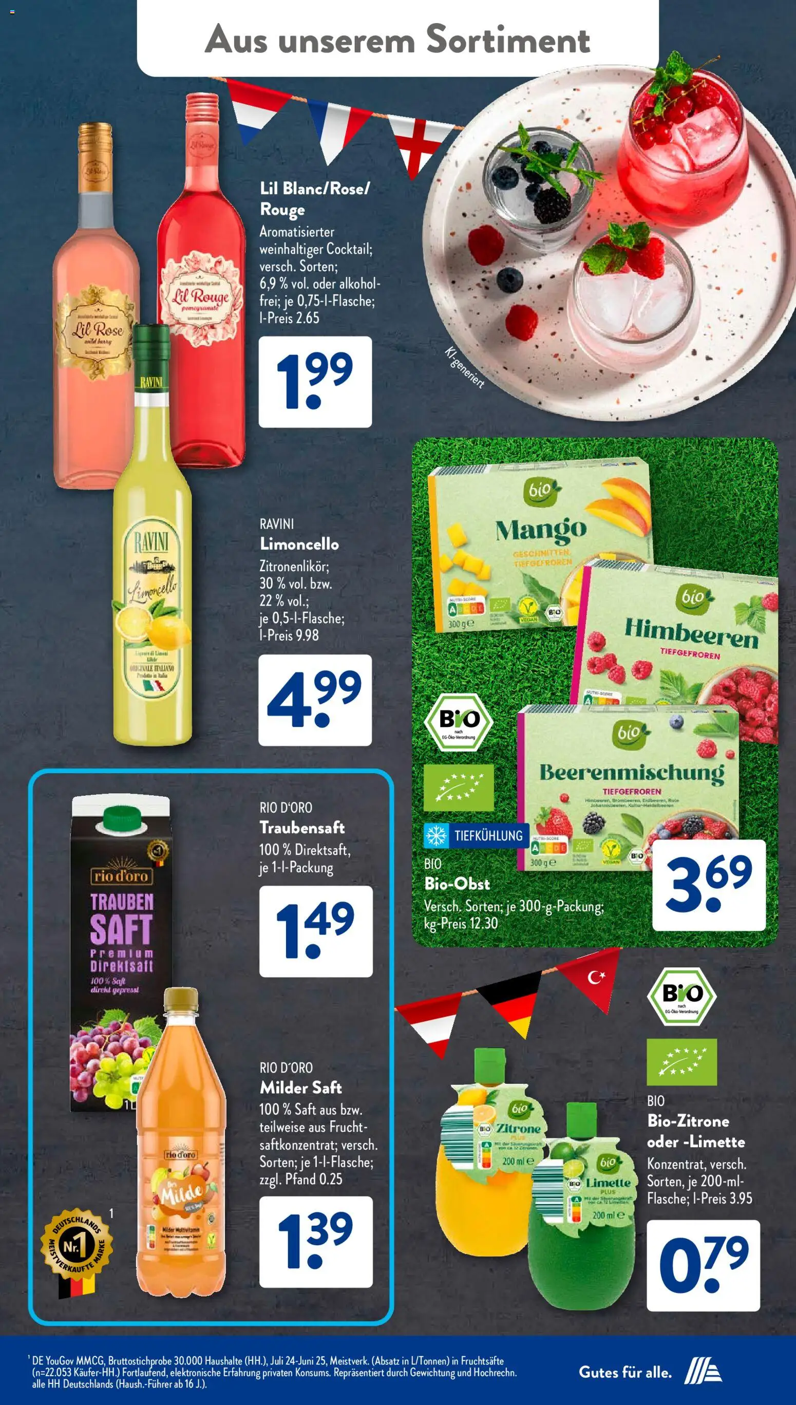 Aldi Süd Prospekt – gültig ab 08.06.2026 | Seite: 21 | Produkte: Rouge, Zitrone, Limette, Saft
